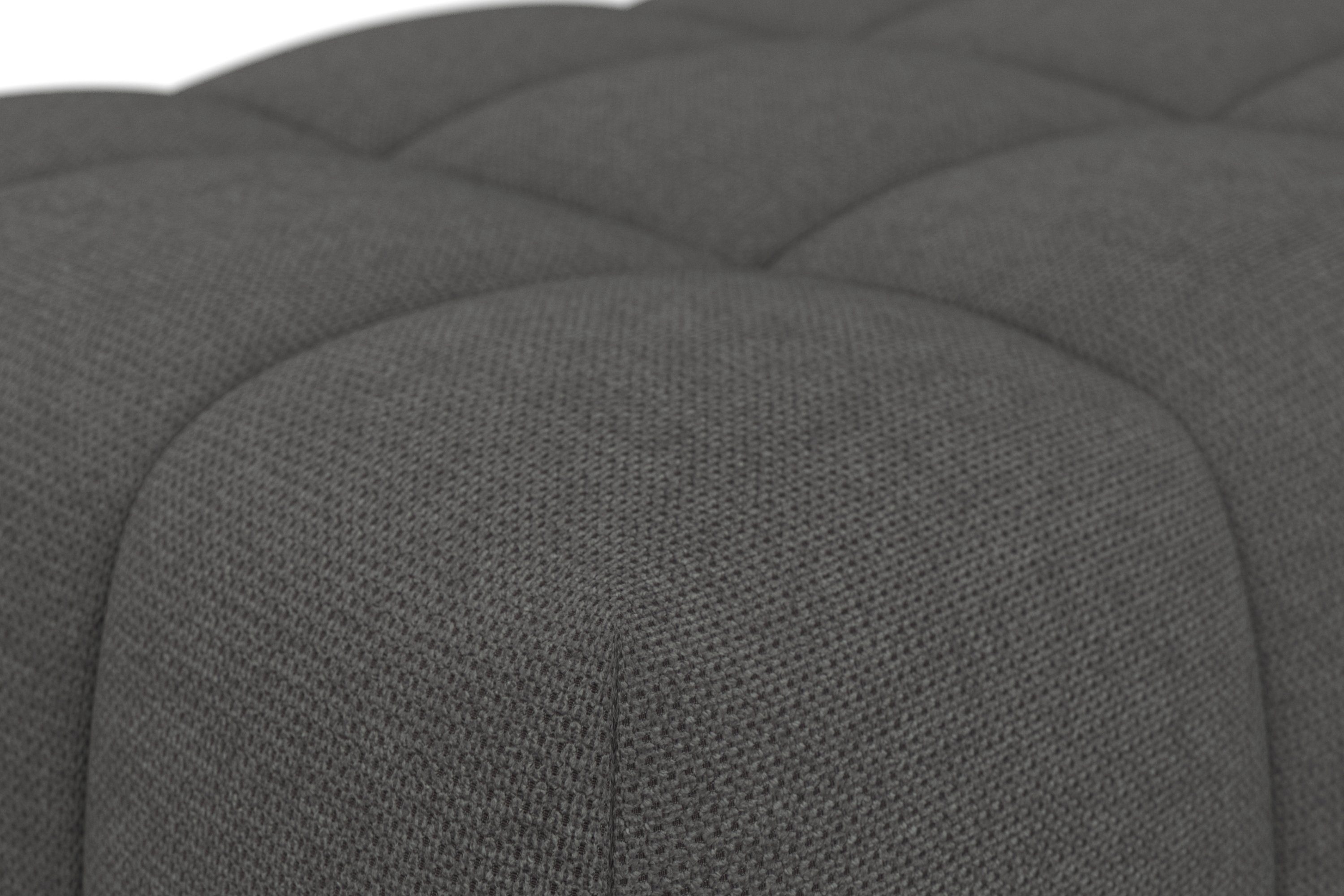 sit&more Hocker Blauw met zwarte poten