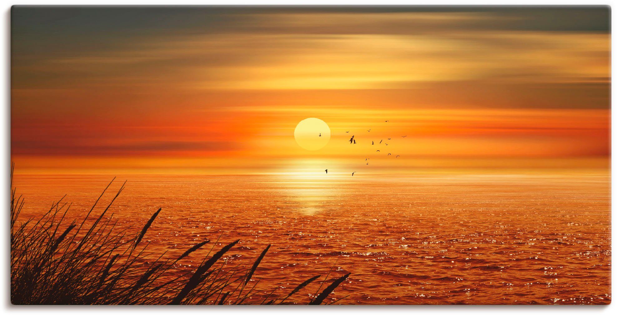 Artland artprint Sonnenuntergang über dem Meer