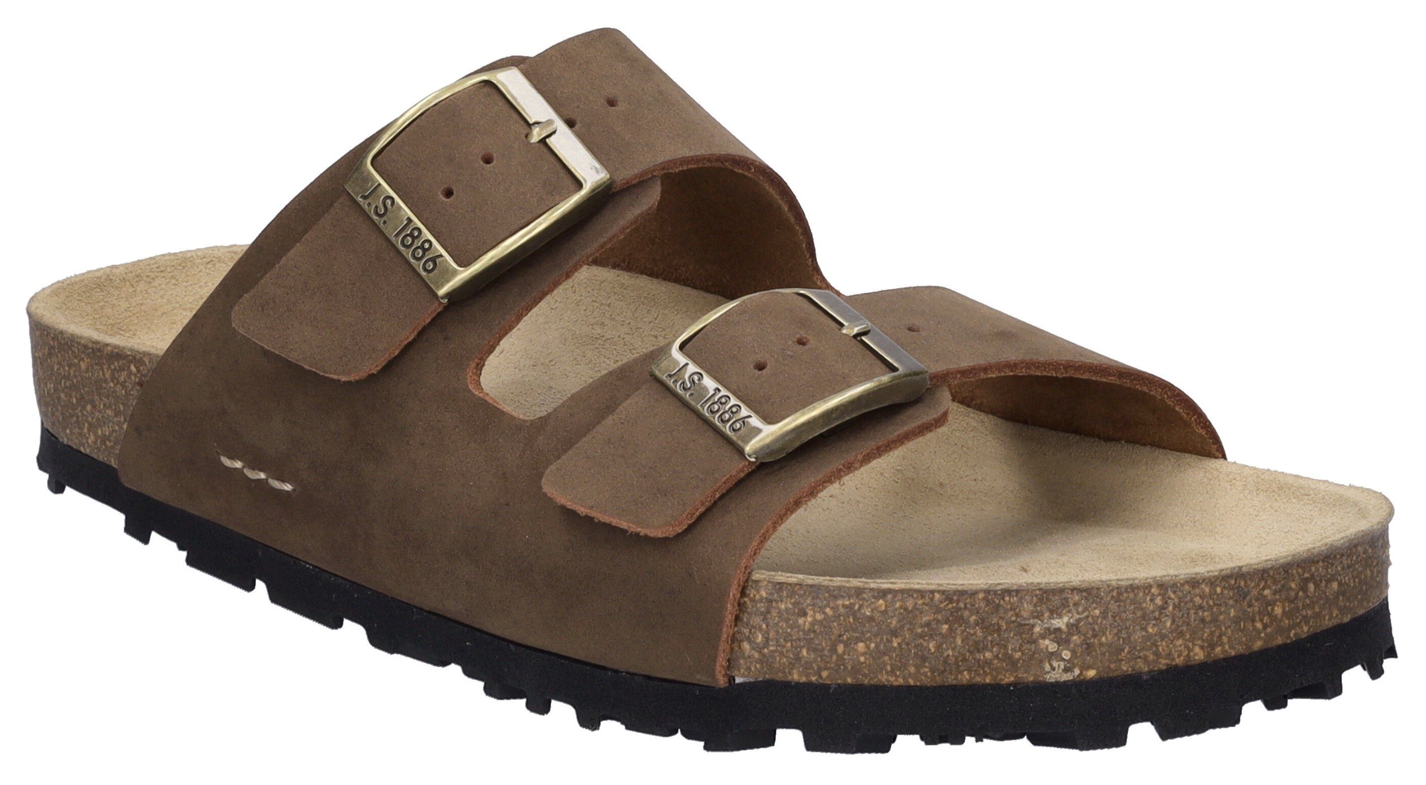 Josef Seibel Slippers Hermine 01 plateau sandaal, zomerschoen, pantoffel met comfortabel voetbed dames sandaaltjes maat 36 bruin