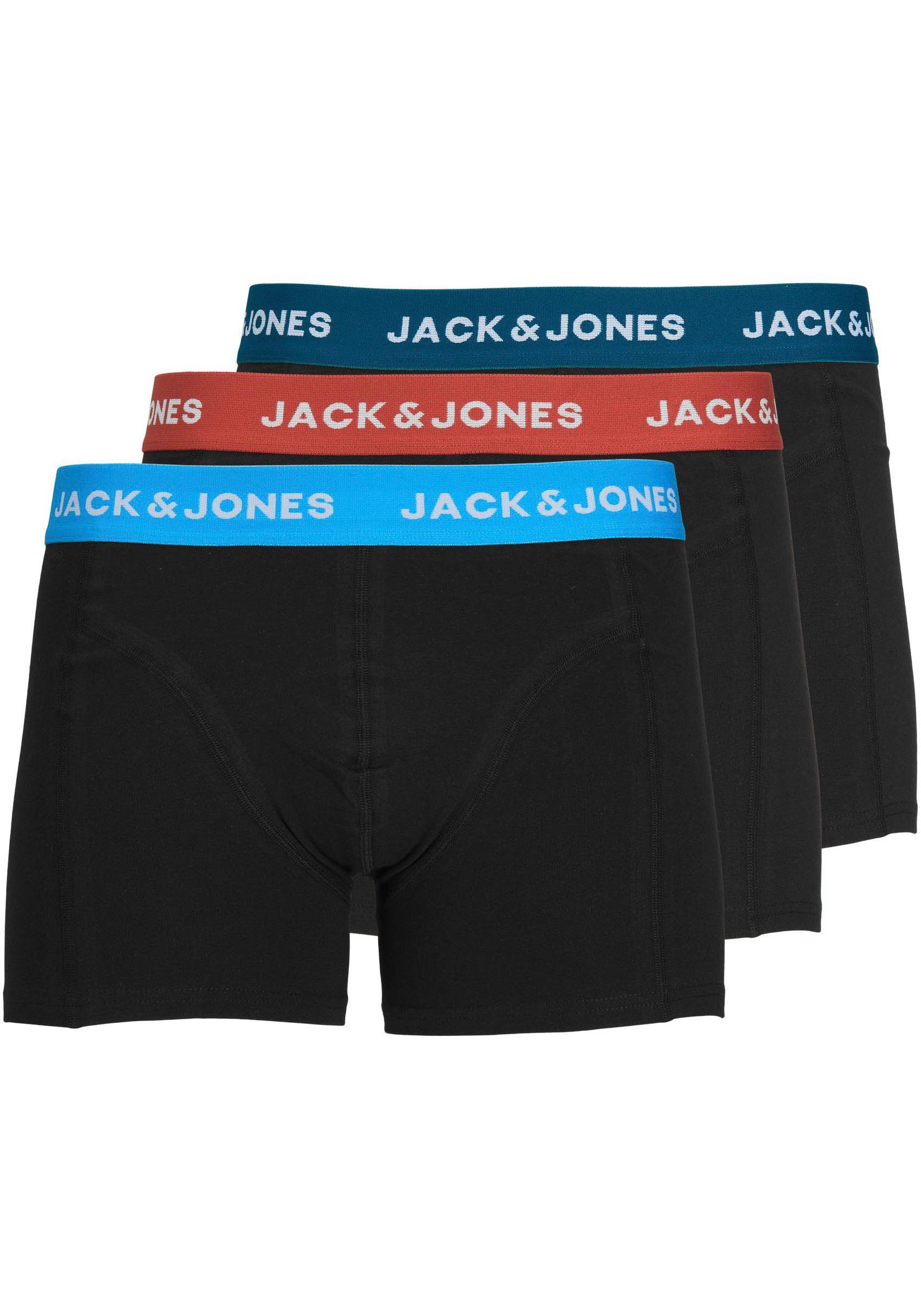 Jack & Jones Junior Boxershort JACMARVIN TRUNKS 3 PACK JNR (set 3 stuks)