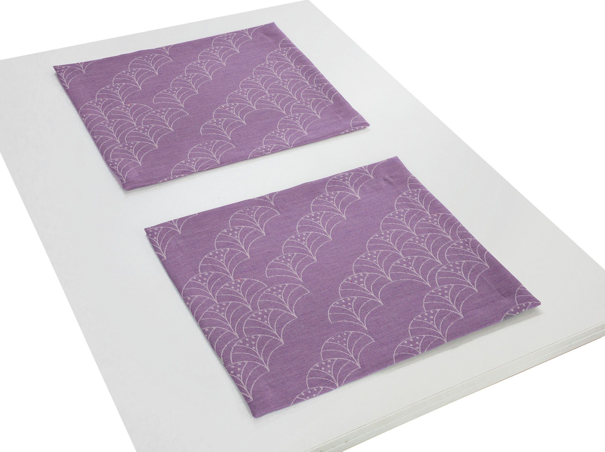 Adam Set placemats Argentinian Criolla Light GOTS organic, gecertificeerd door CERES 0242, Made in Germany (2 stuks)