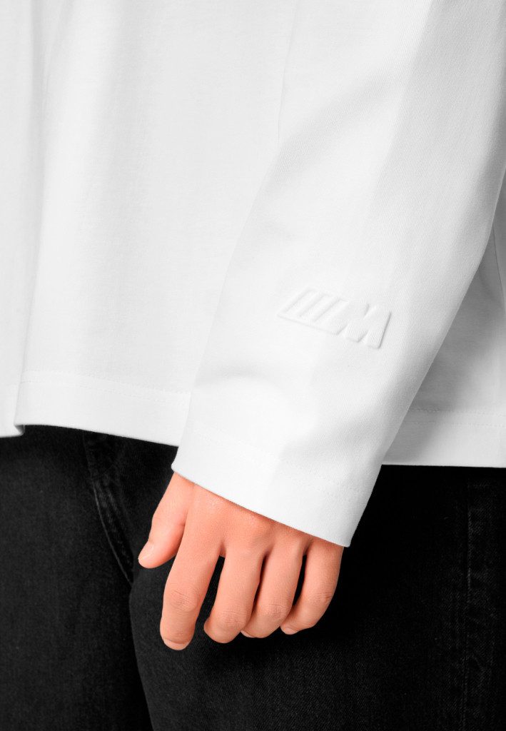 BMW Shirt met lange mouwen met geperst bmw m-logo op de borst
