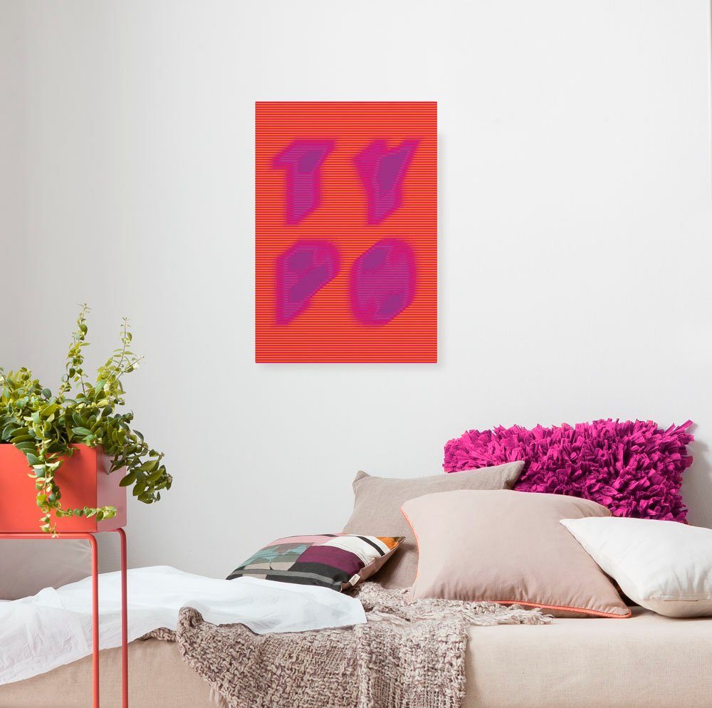 Komar Artprint op linnen Vage Nacht - Afmeting 40 x 60 cm (1 stuk)