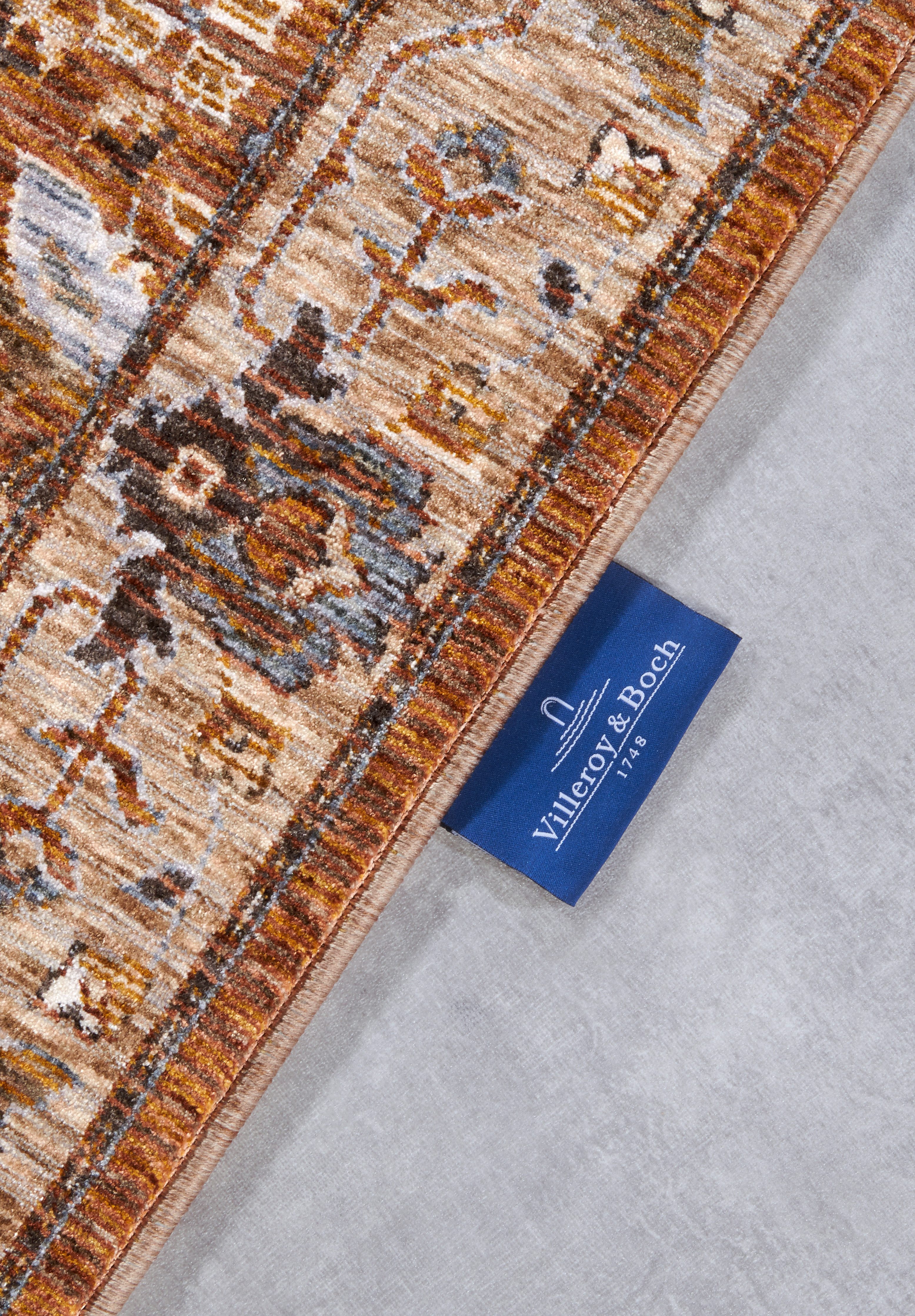 Villeroy & Boch Vloerkleed Egon Oosters, franjes, loper, woonkamer, slaapkamer, klassiek
