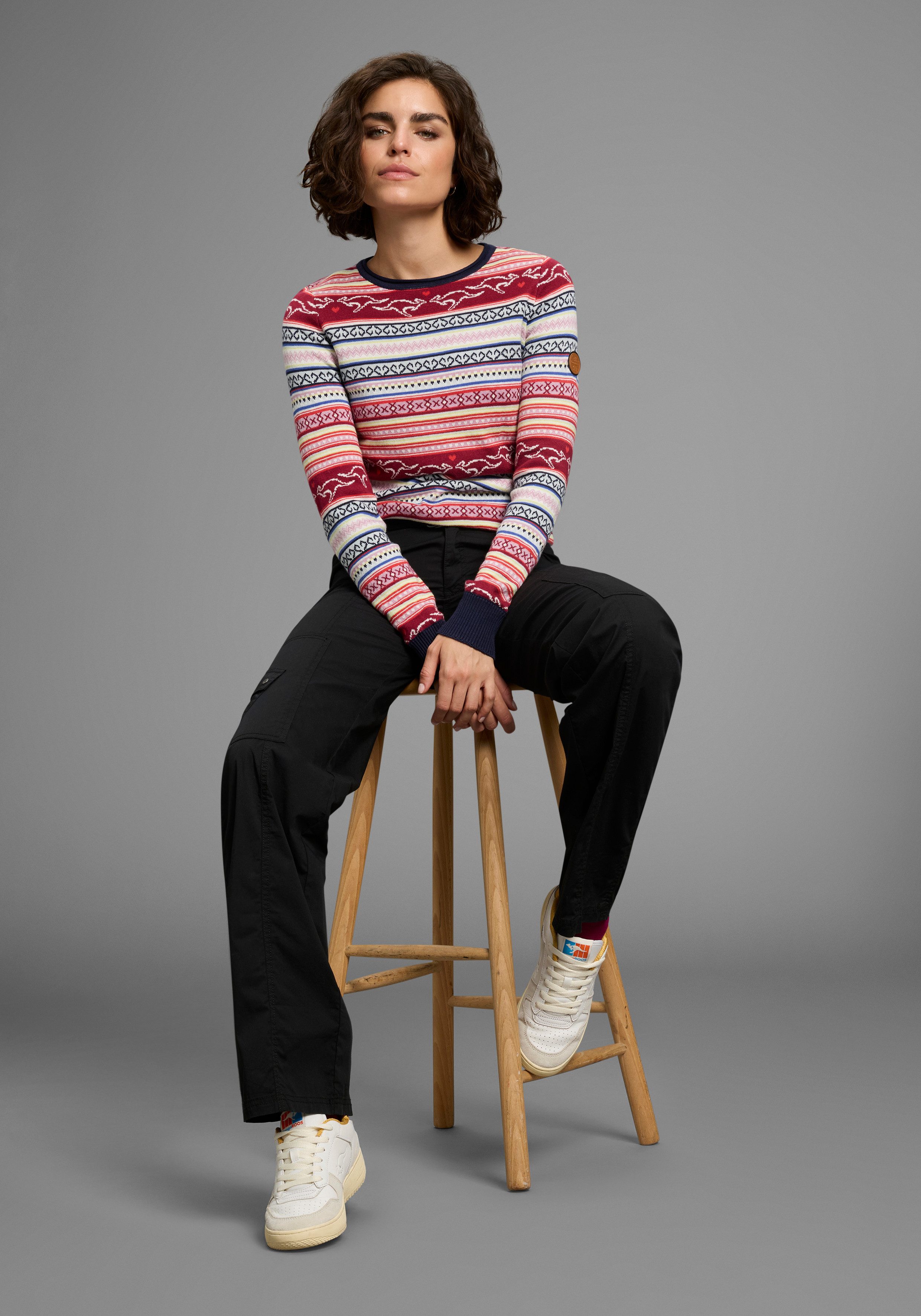 KangaROOS Noorse trui van jacquard-tricot