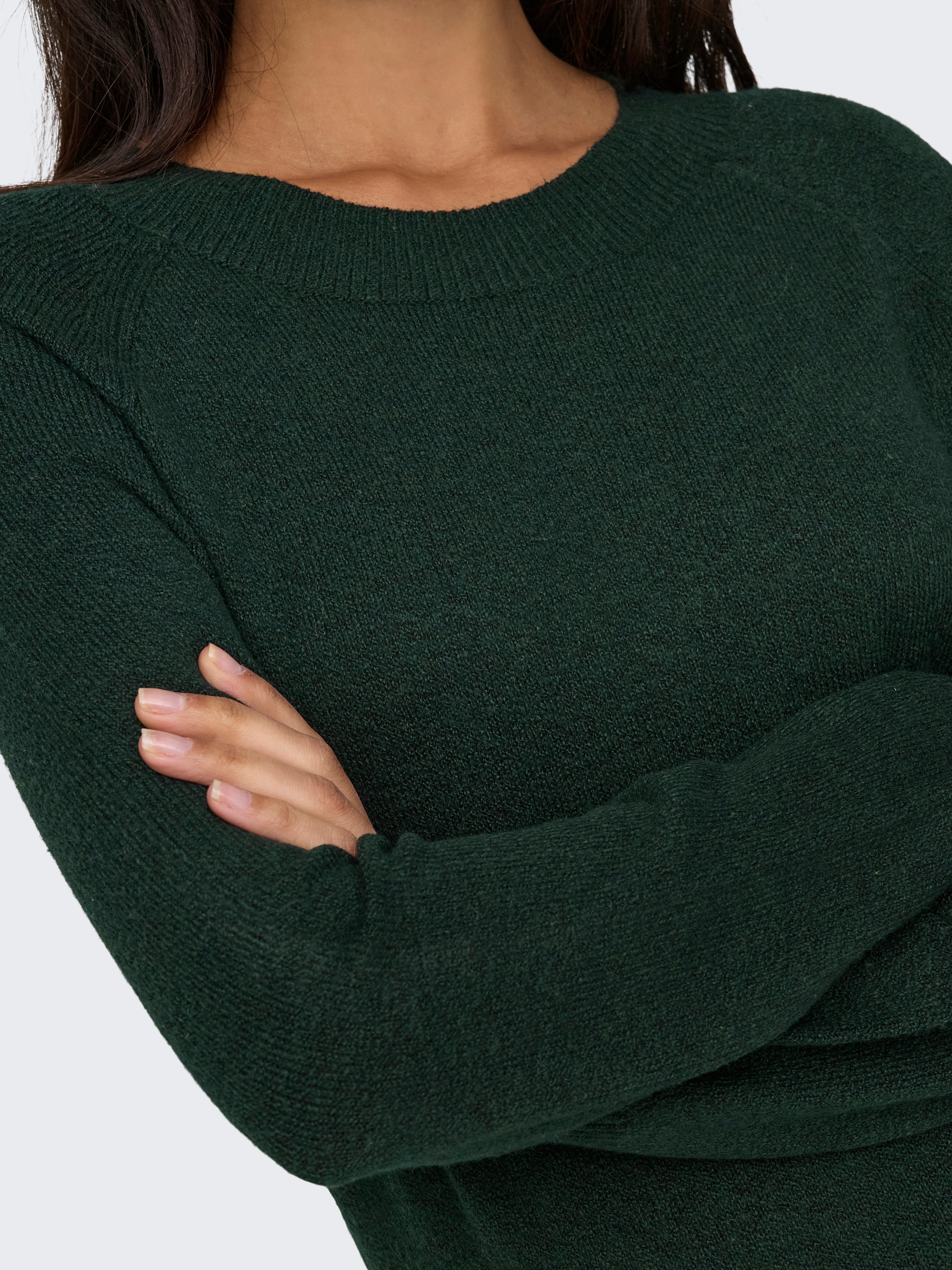 Only Trui met ronde hals ONLRICA LIFE L S PULLOVER KNT NOOS