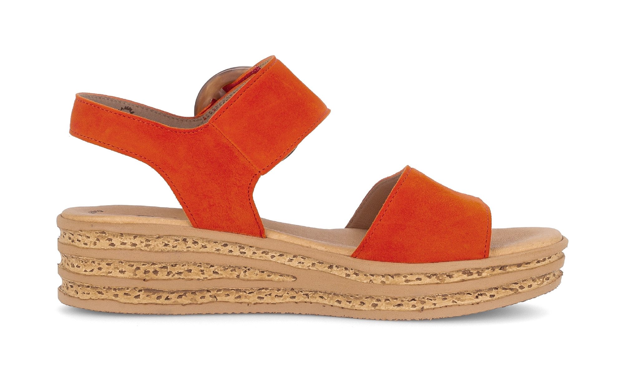 Gabor Sleehaksandaaltjes , plateau, zomerschoen, sandaal met trendy decoratieve gesp