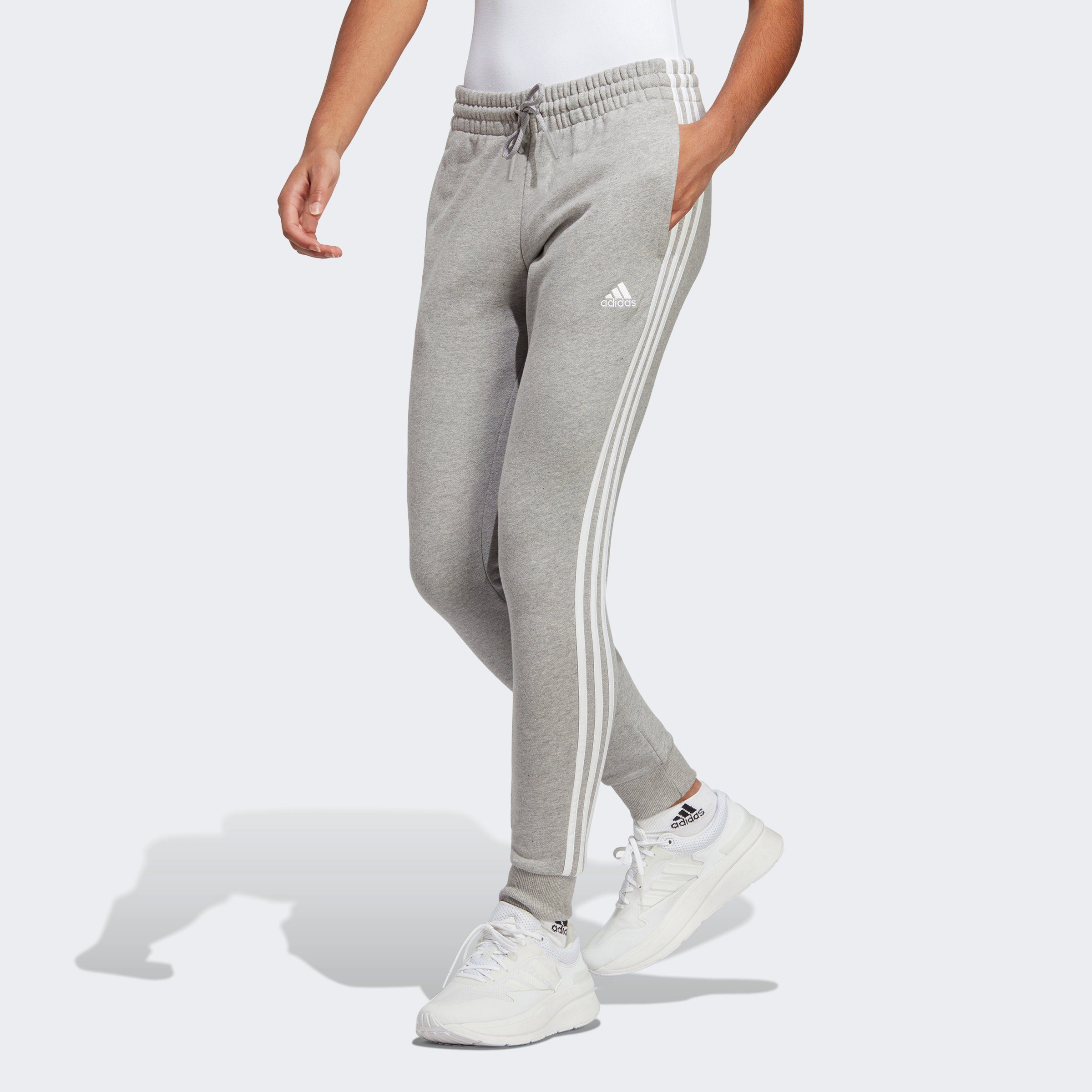 NU 20% KORTING: adidas Sportswear Sportbroek Essentials 3-strepen French Terry CUFFED broek