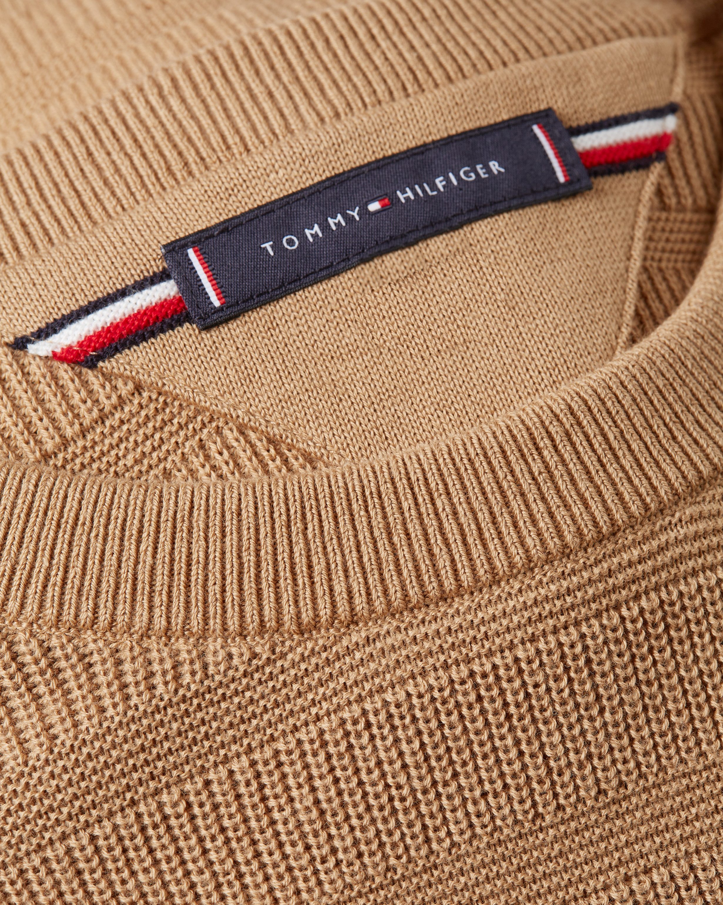 Tommy Hilfiger Trui met ronde hals STRIPE STRUCTURE
