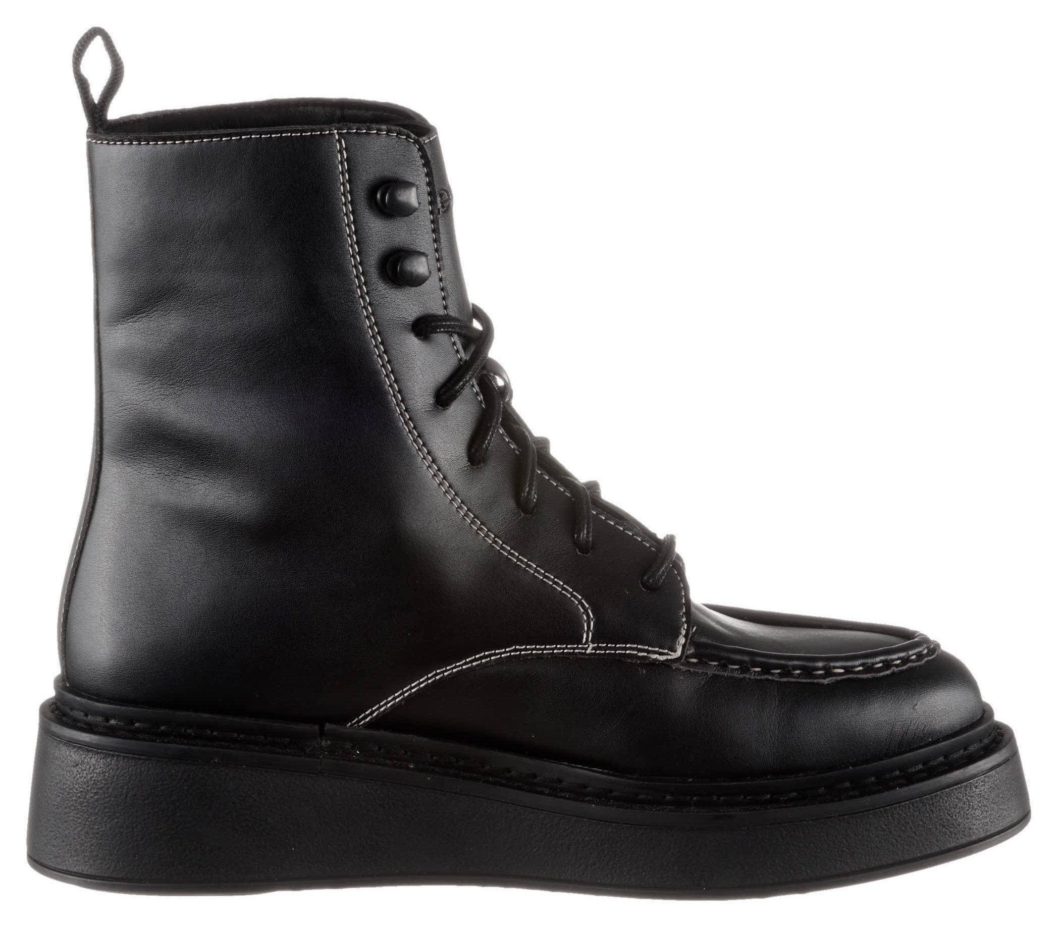 Levi's® Veterschoenen Luna , plateau, veterschoenen, laarzen met contrast naden