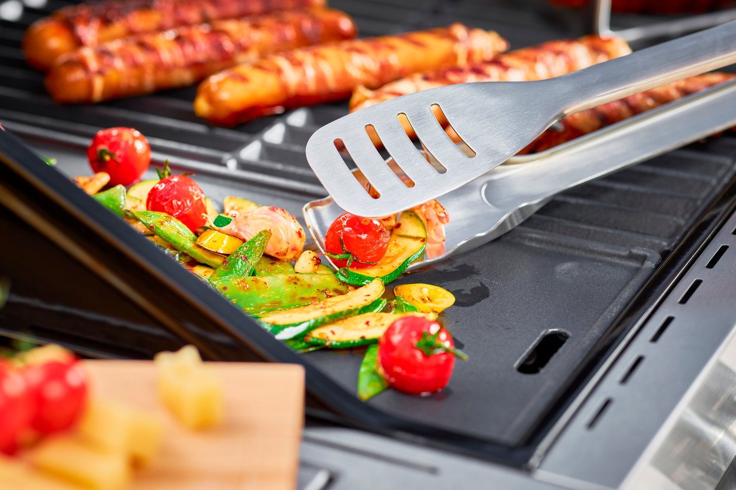 ROESLE Grillplaat VIDERO, 25440 uit gietijzer, grillbranding, voor alle videro modellen