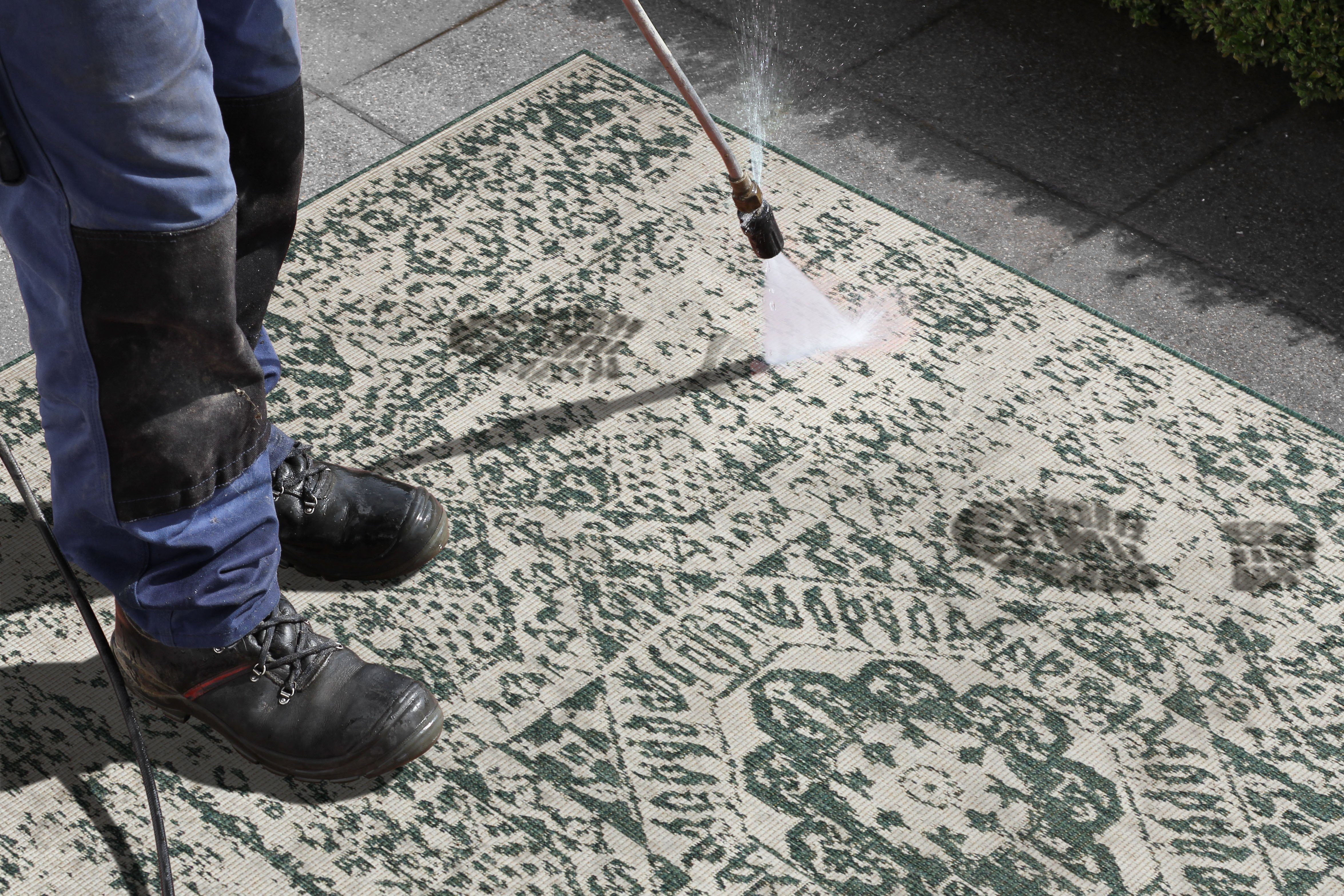 NORTHRUGS Vloerkleed Danao Geschikt voor binnen en buiten, robuust, gemakkelijk in onderhoud, platweefsel, keerbaar