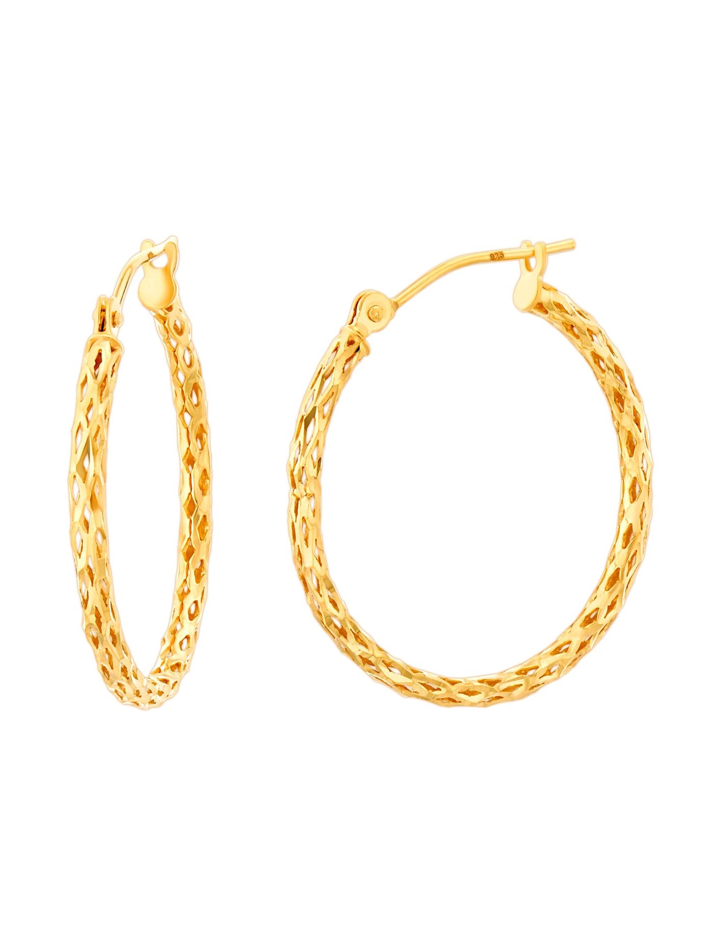 Lady Paar creolen dames oorbellen goud(kleur)