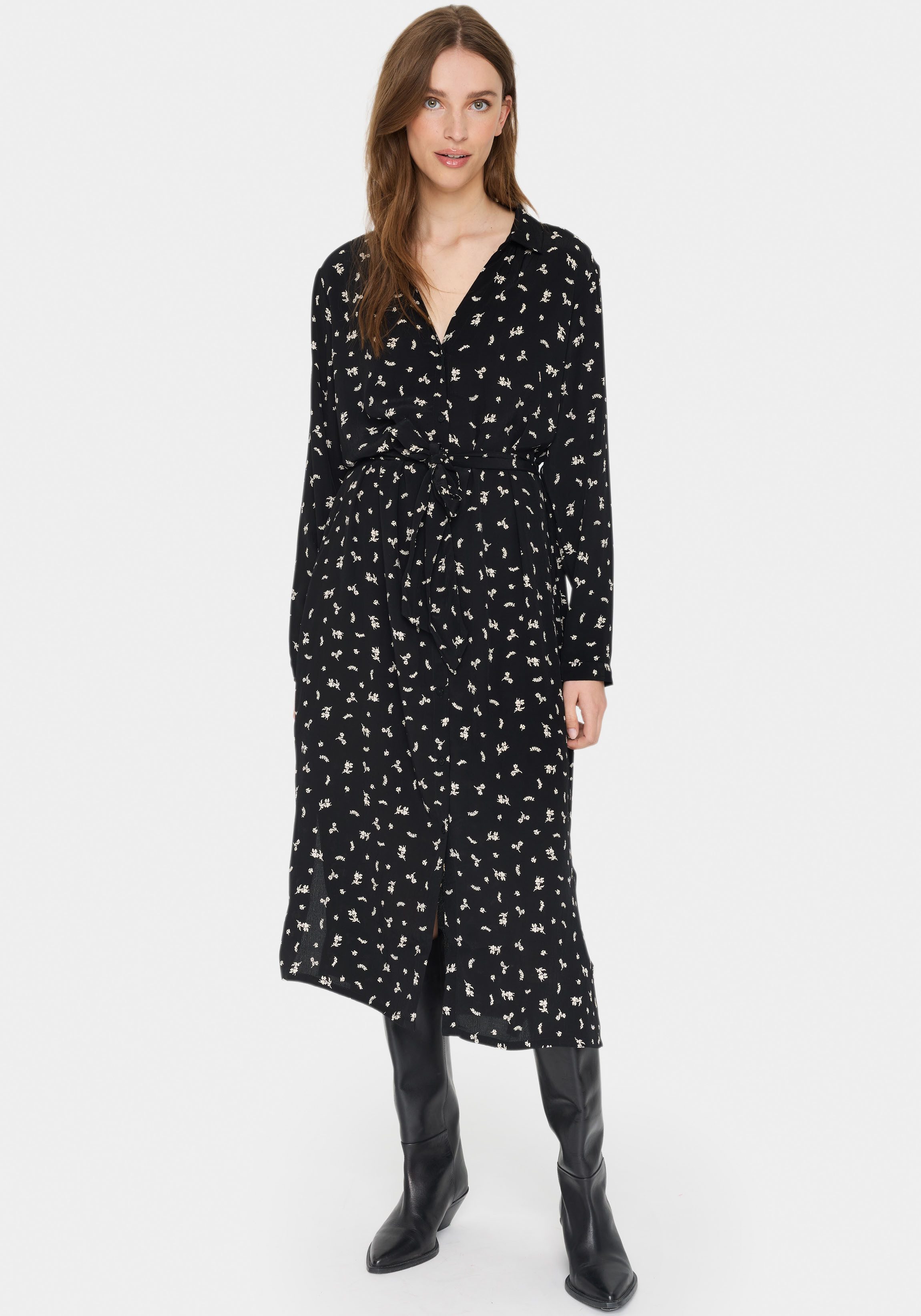 Saint Tropez Jurk met overhemdkraag BlancaSZ LS jurk