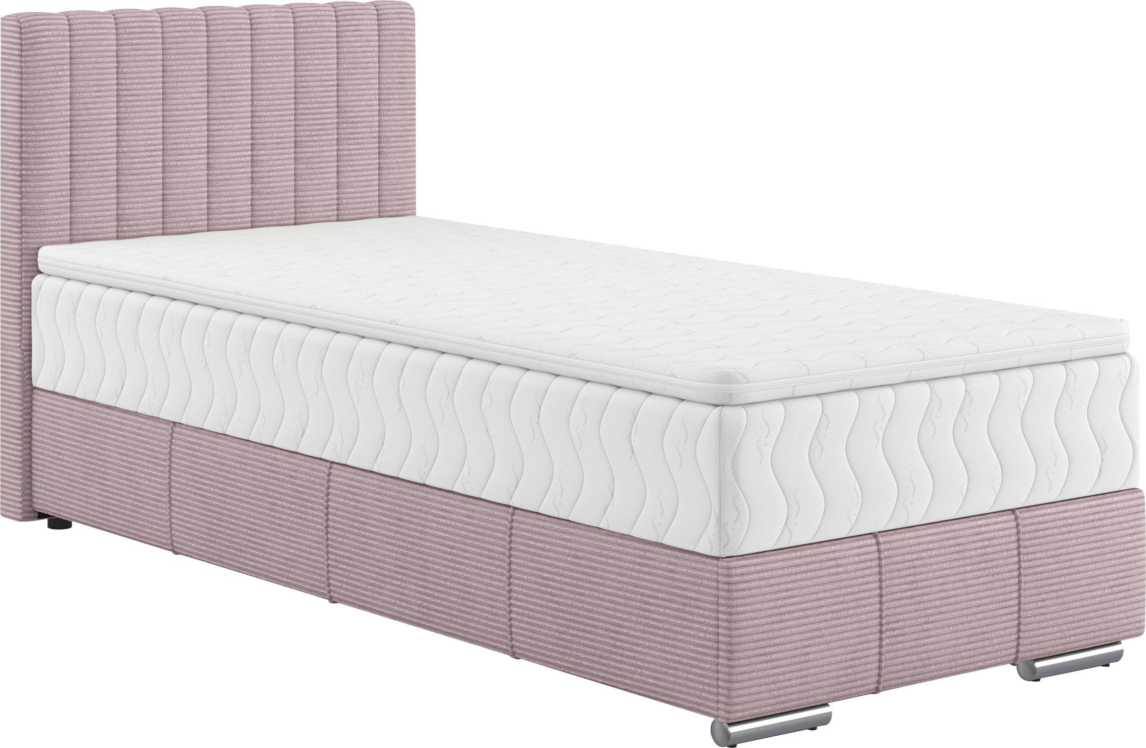 Mr. Couch Boxspring Thor met bedbodem, incl. matras, topverkoper Topmatras en sierkussen, in verschillende hardheden beschikbaar