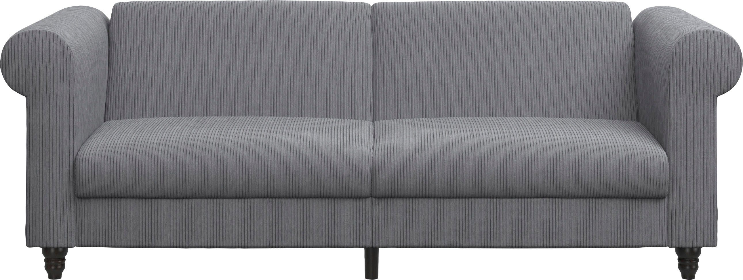 Dorel Home 3-zitsbank Felix II, slaapbank 236 cm(ligoppervlak 108 x 190 cm), rugleuning