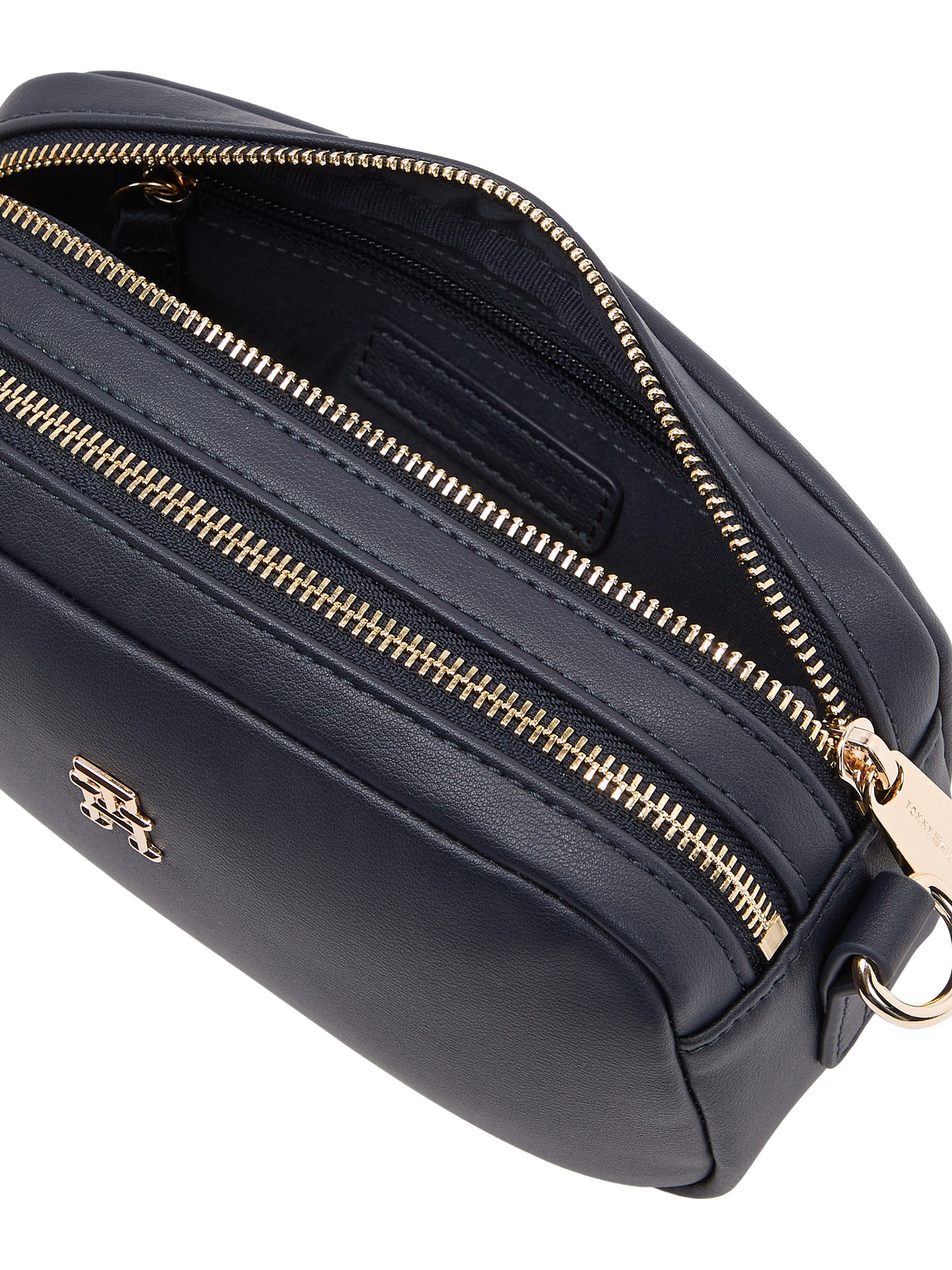 Tommy Hilfiger Schoudertas Women POPPY REFORM CAMERA BAG Crossover dames schoudertas minibag crossbody tas met th-logo (2-delig Met afneembare schouderriem)