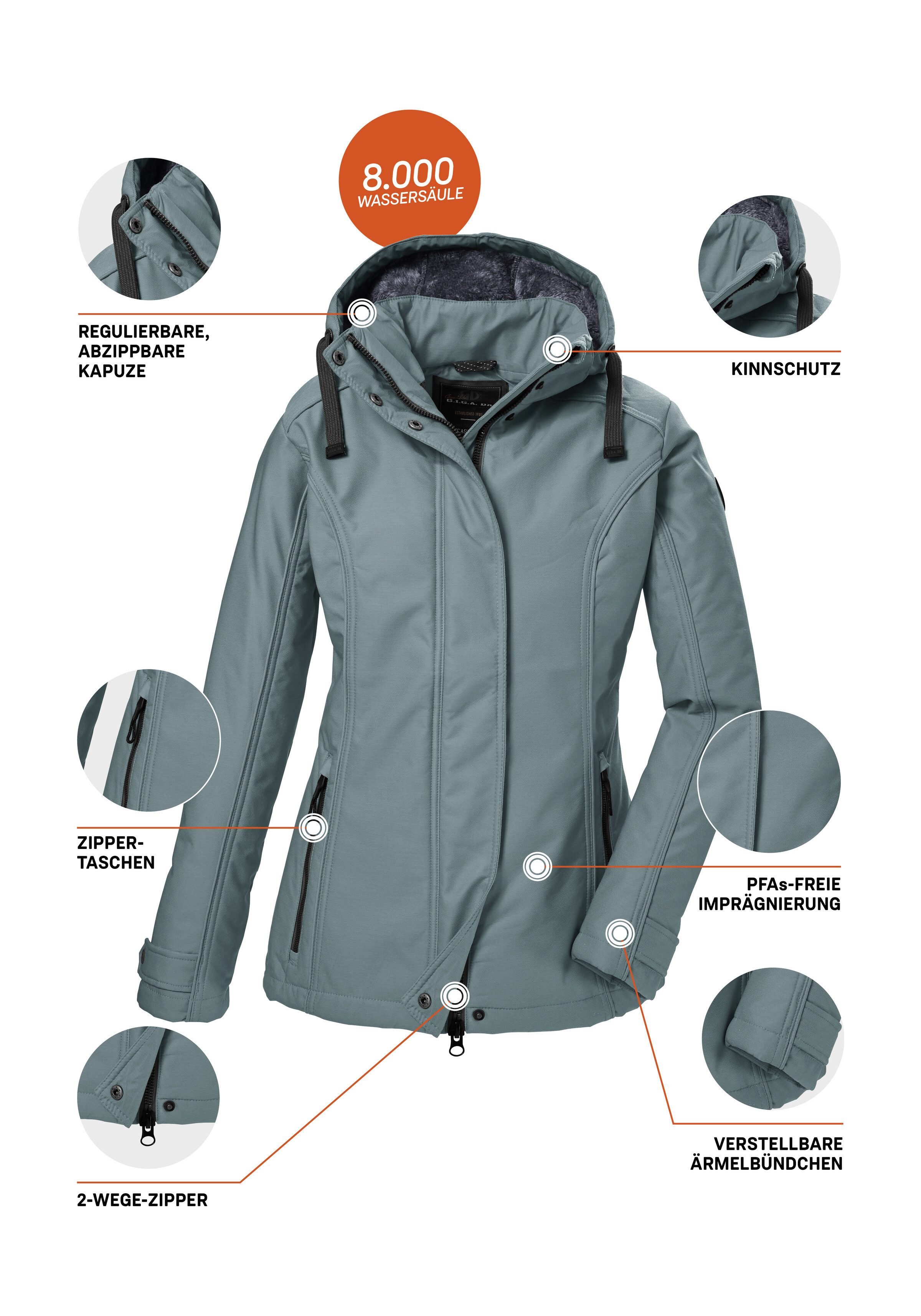 G.I.G.A. DX by killtec Softshell-jack GW 23 WMN SFTSHLL JCKT