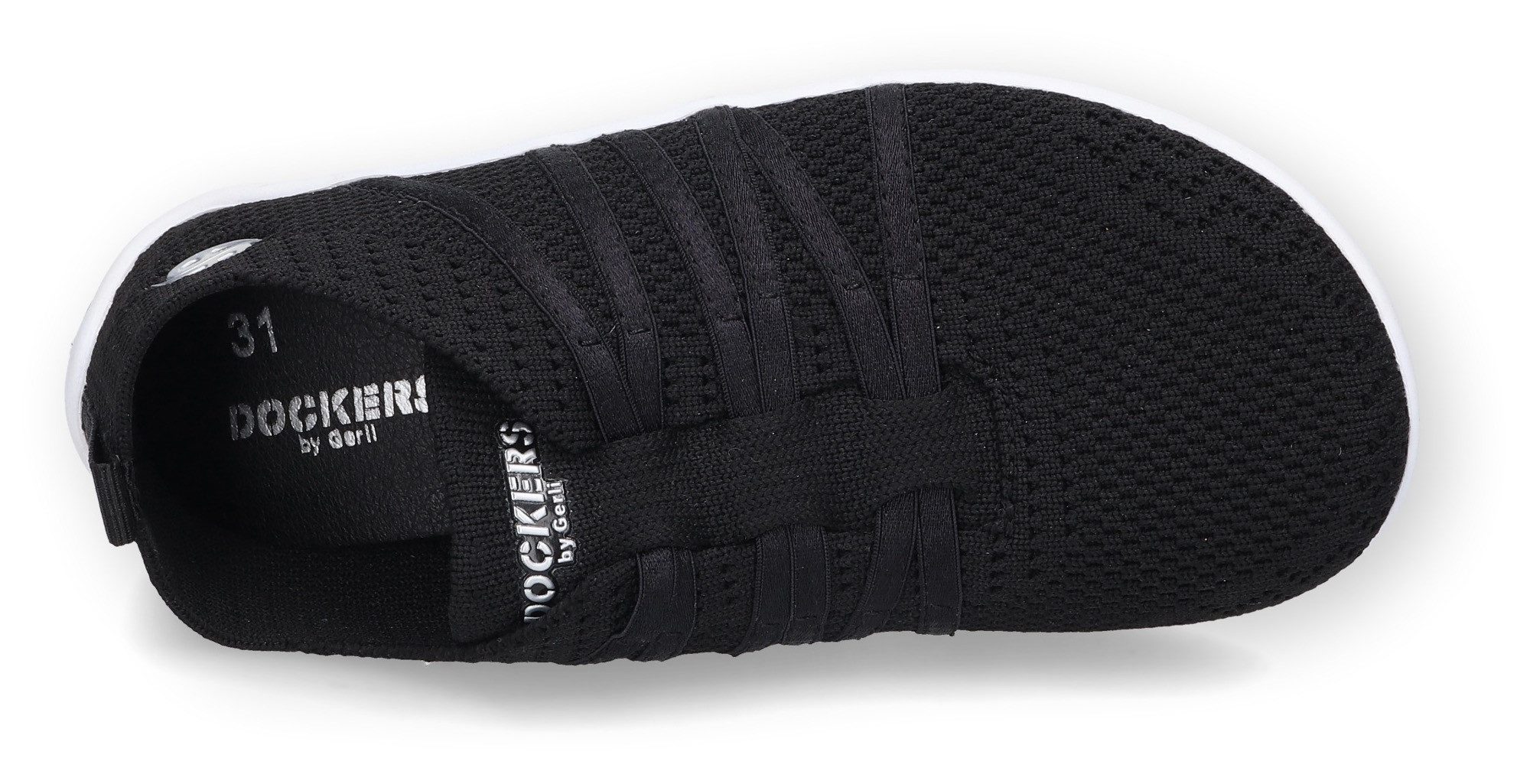 Dockers by Gerli Slip-on sneakers , blotevoetzool, veterschoen, instapschoen met elastiek