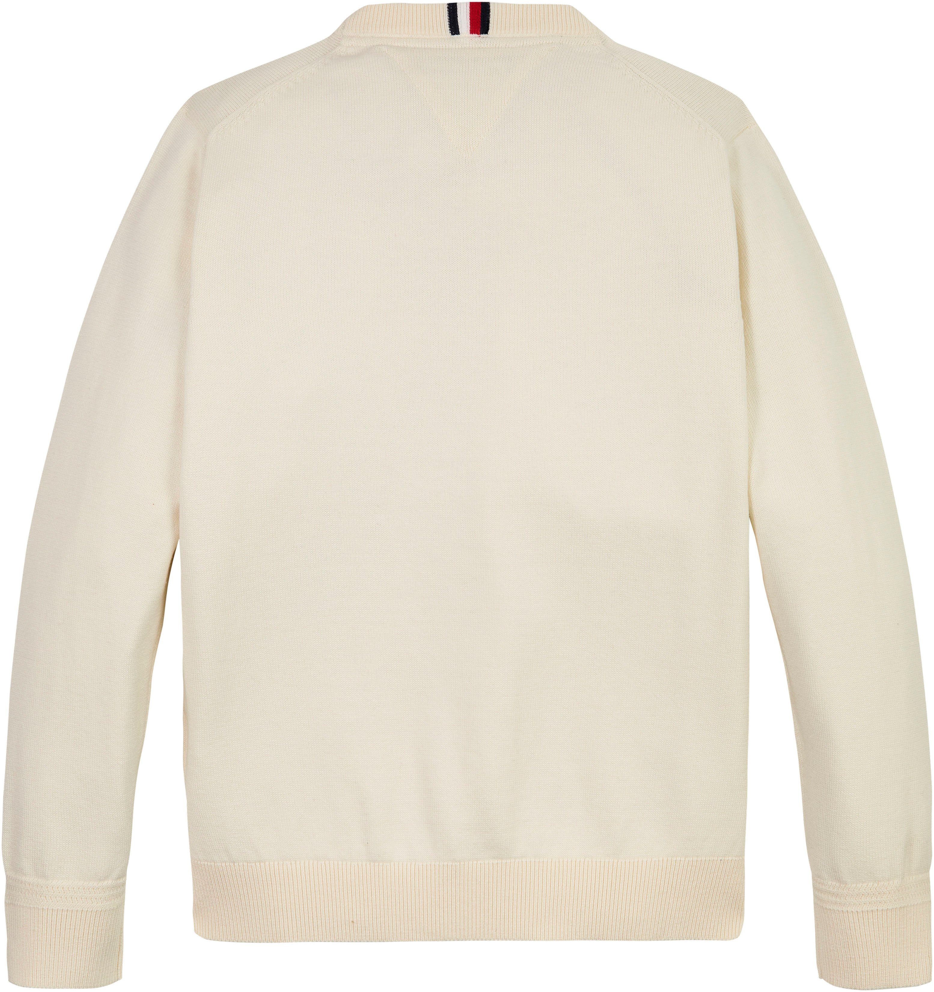 Tommy Hilfiger Gebreide trui MONOTYPE SWEATER met groot logoborduursel