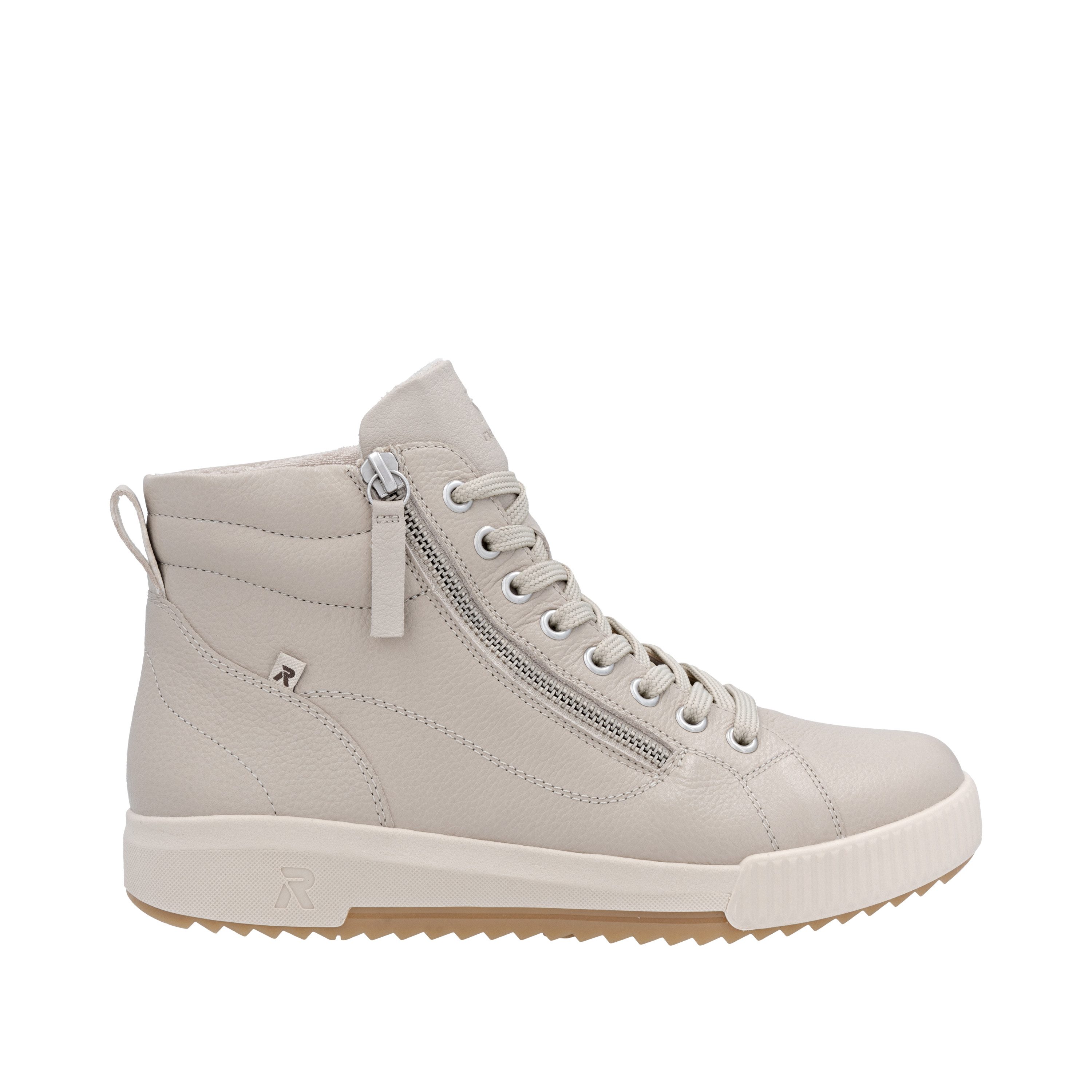 RIEKER Sport Hoge veterschoenen ankle boot, high top sneaker, leisure boots with zipper