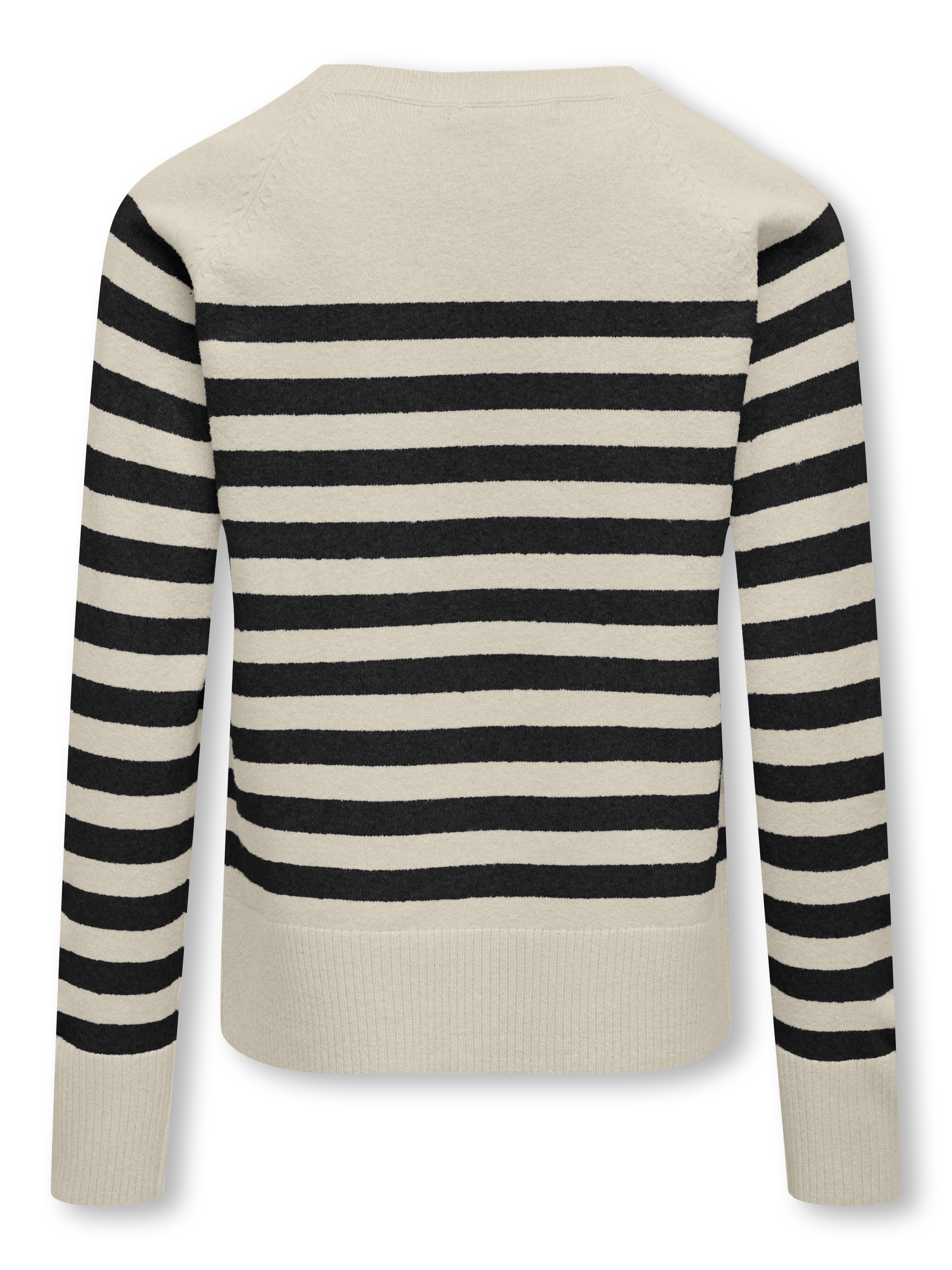 KIDS ONLY Trui met ronde hals KOGAMA LS STRIPE O-NECK KNT