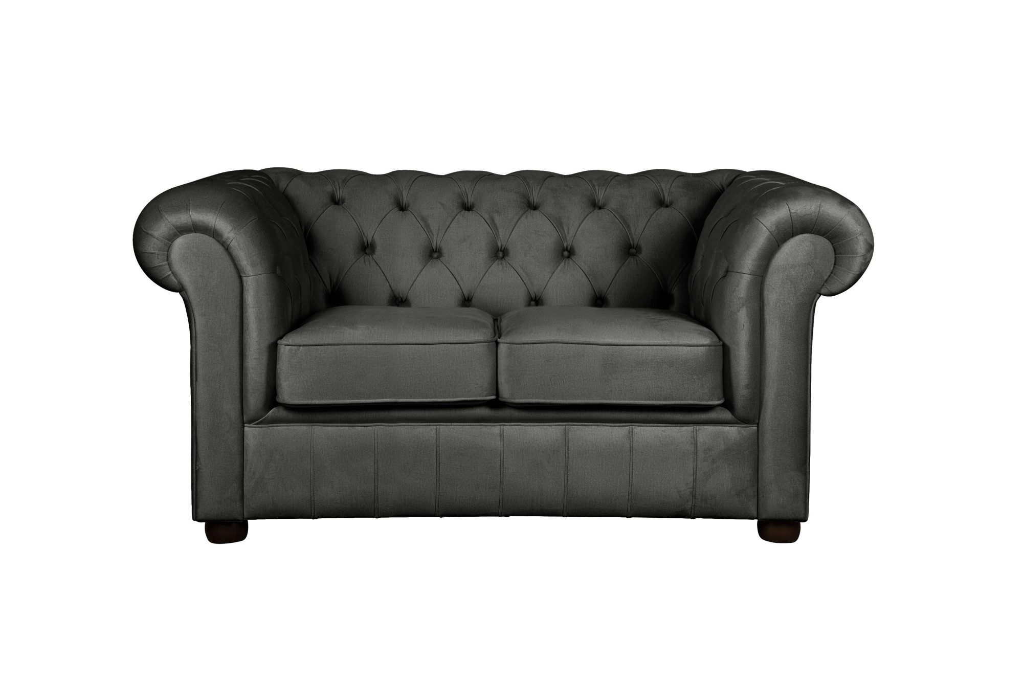 Home affaire 2-zitsbank CHARENTE, Chesterfield bank, golfvering, afmetingen: B/D/H: 147/89/74 cm