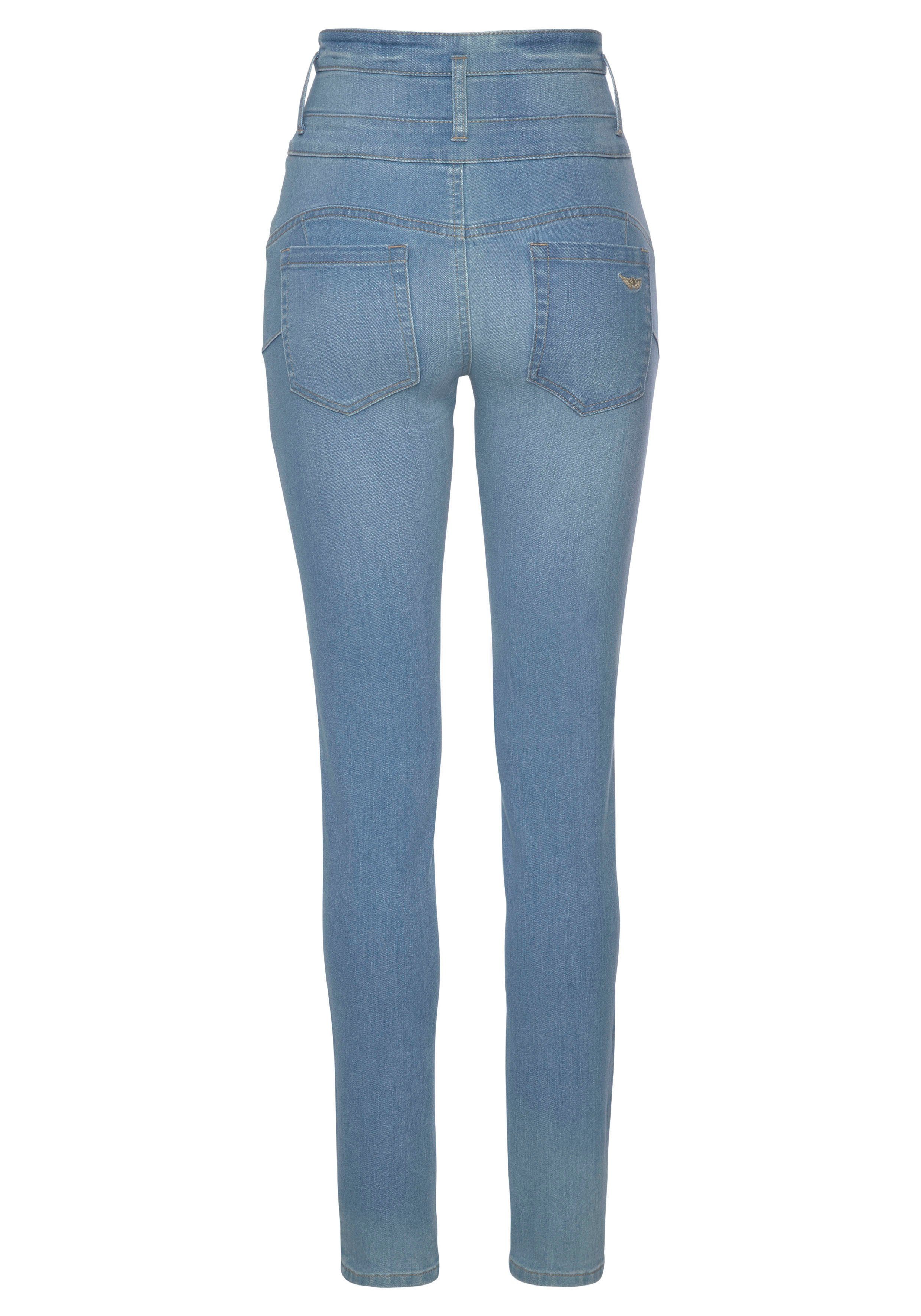 Arizona Slim fit jeans Met extra brede band