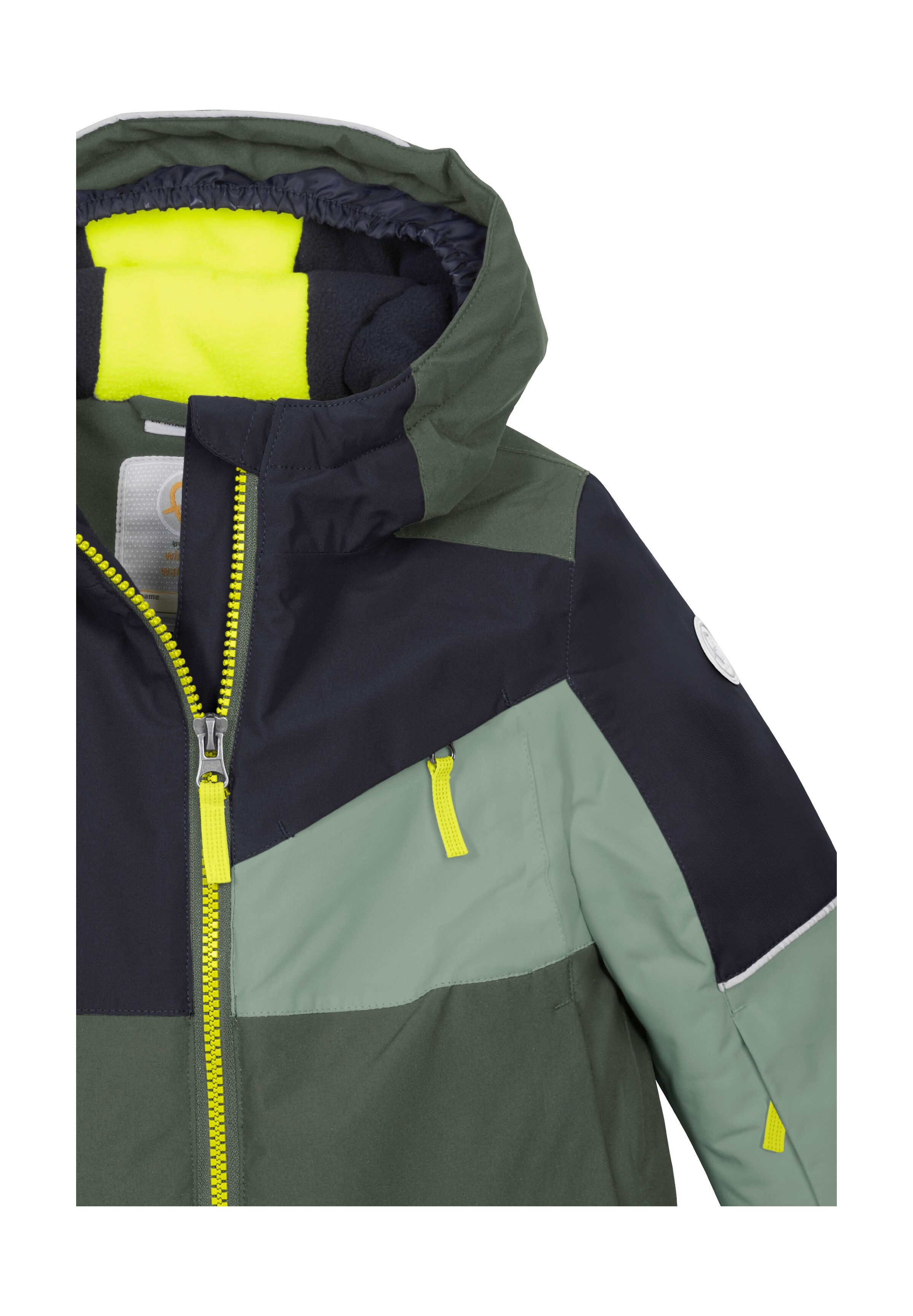 first instinct by killtec Ski-jack FISW 42 MNS SKI JCKT Functionele jas: waterdicht, colourblock, mouwen verlengbaar