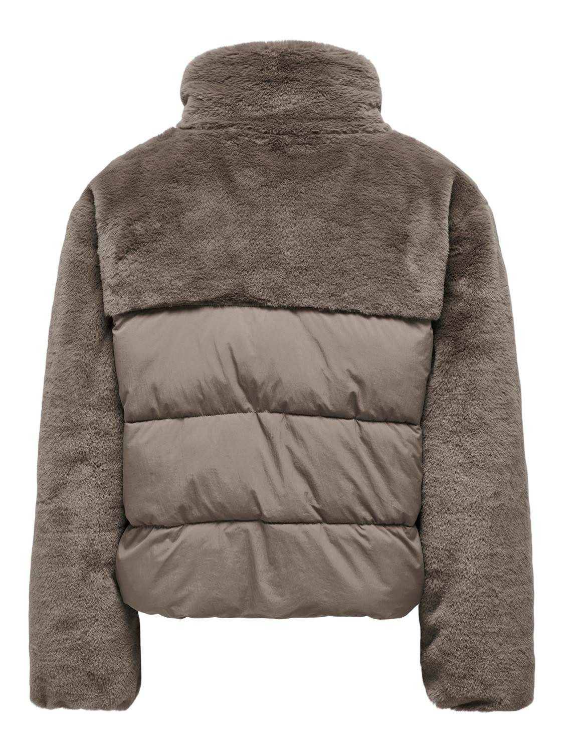 Only Gewatteerde jas ONLWANJA FUR PUFFER MIX JACKET CC OTW