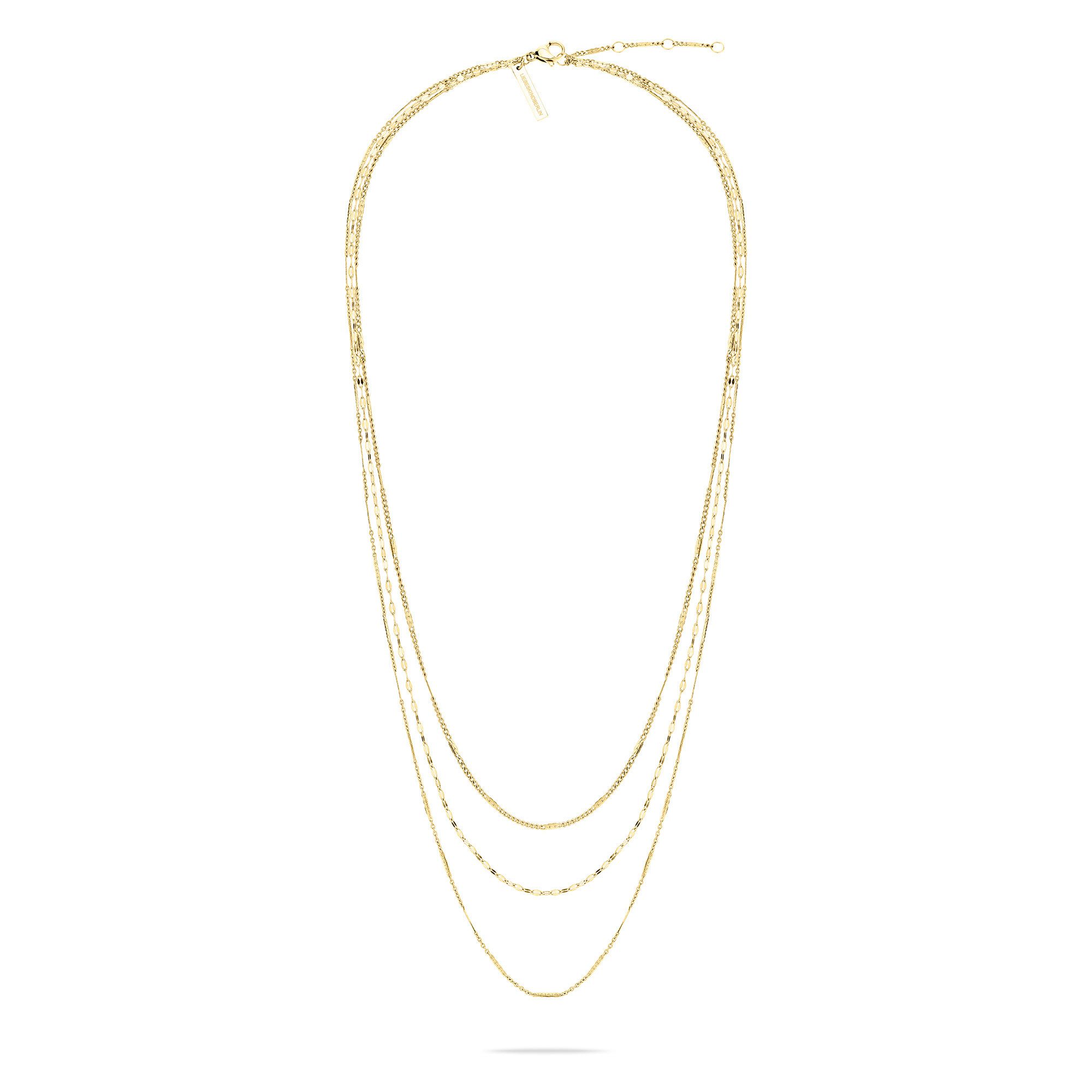 Liebeskind Berlin Ketting zonder hanger Sieraden roestvrij stalen Sparkling With Layers