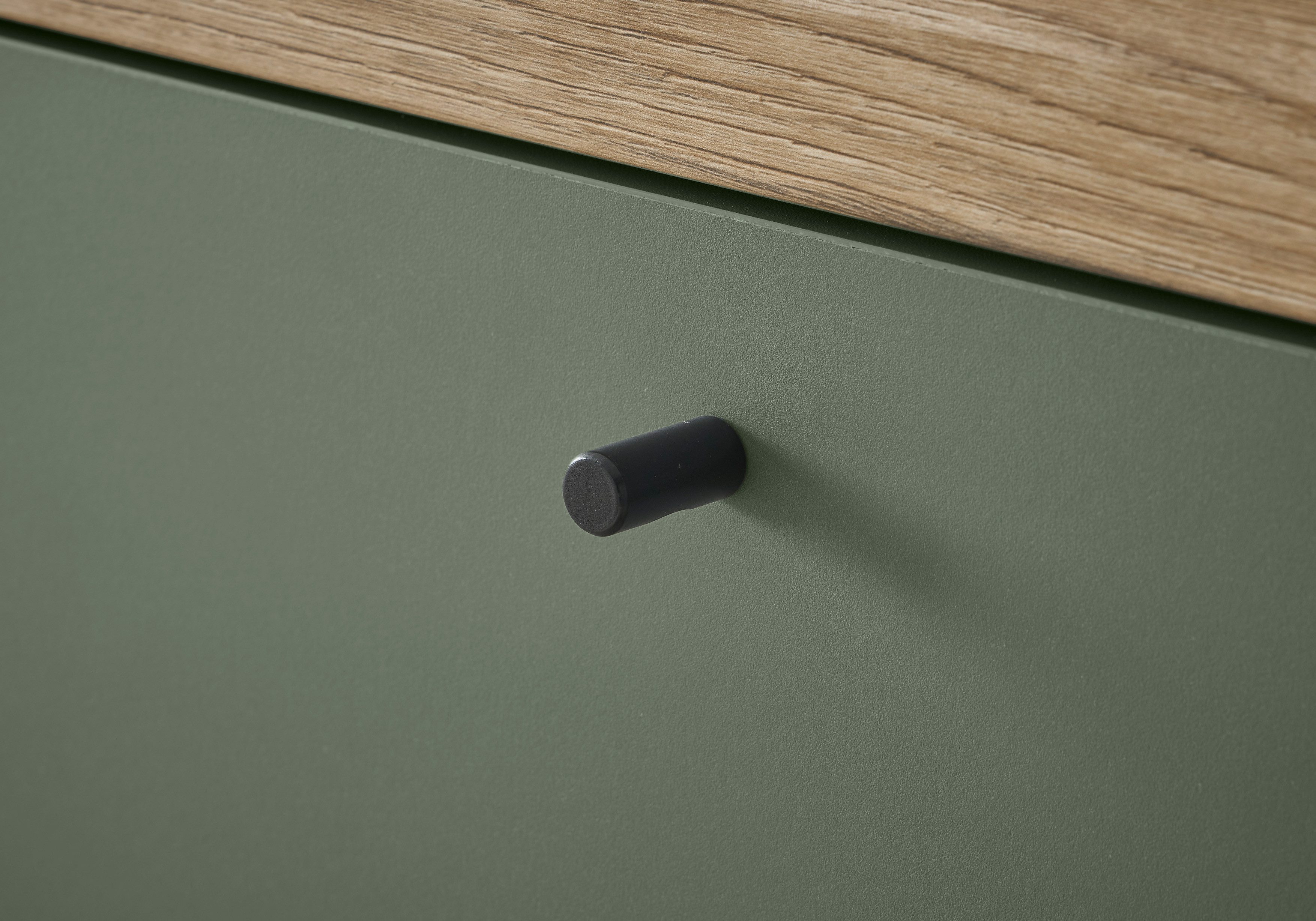 INOSIGN Dressoir MAVAS in moderne trendkleur, handgrepen van metaal (zwart), breedte 160 cm