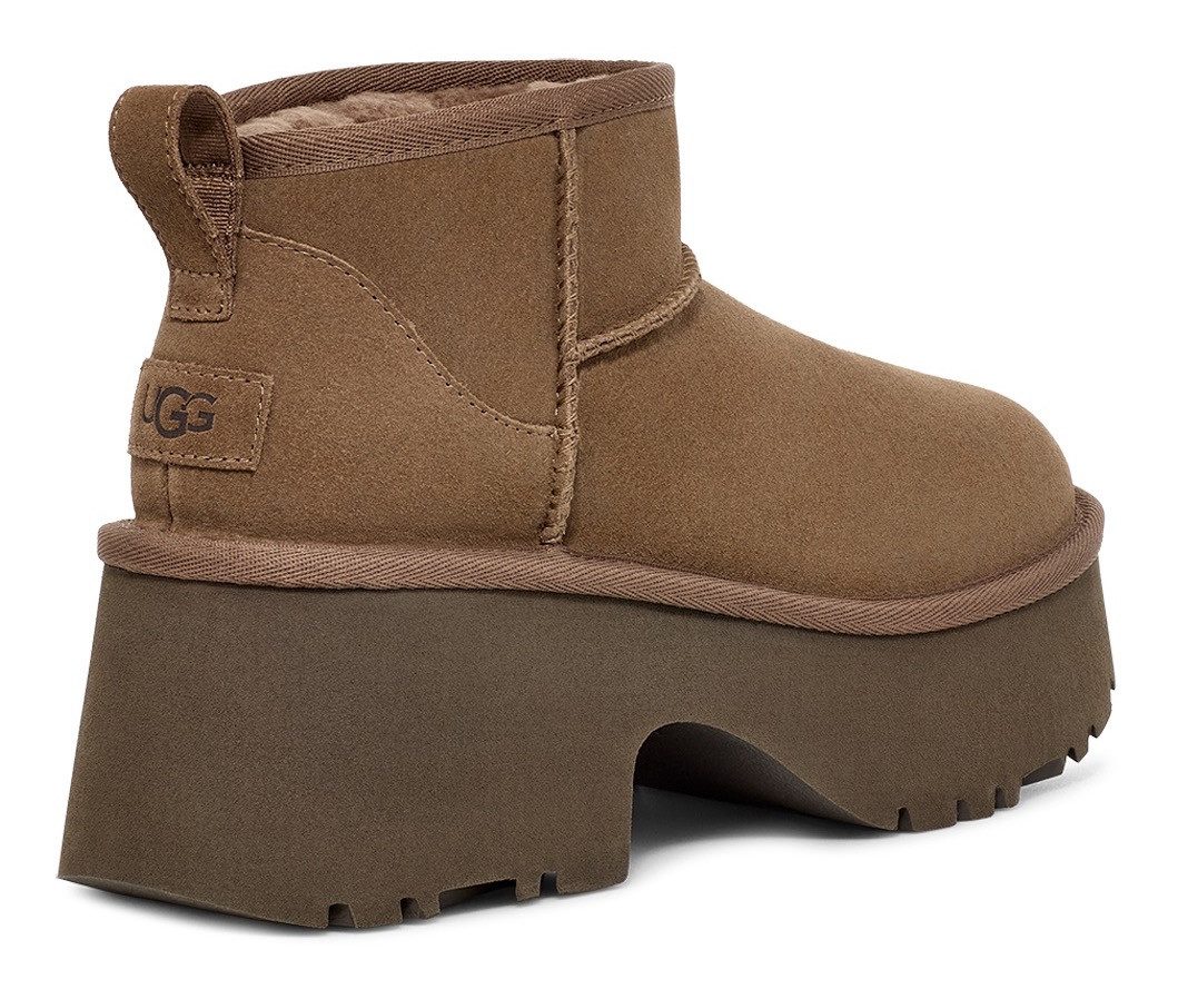 UGG Boots zonder sluiting CLASSIC ULTRA MINI NEW HEIGHTS plateau laarzen, winterlaarzen, boots met aantrek lus