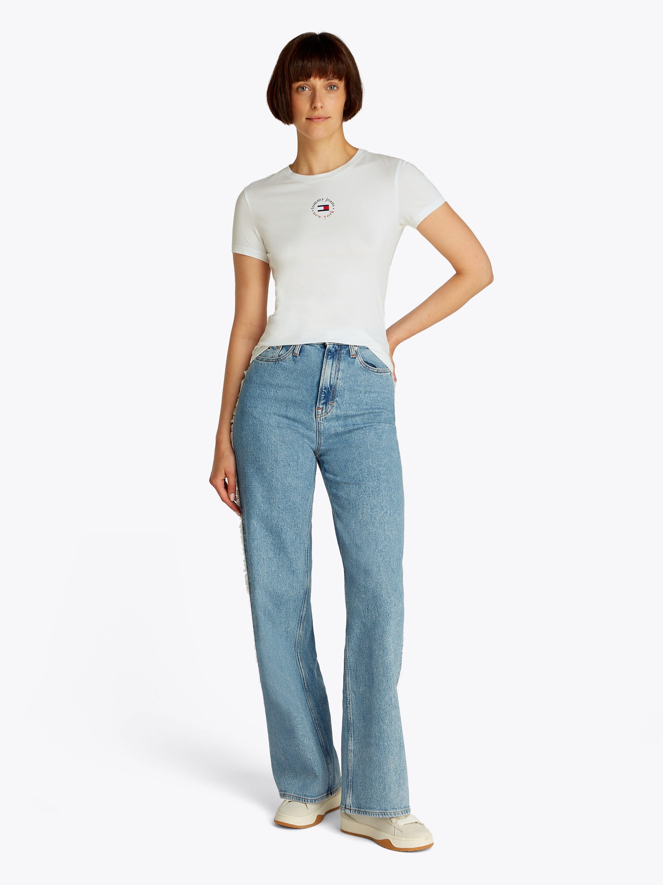 TOMMY JEANS T-shirt TJW SLIM ESSENTIAL LOGO 2 TEE