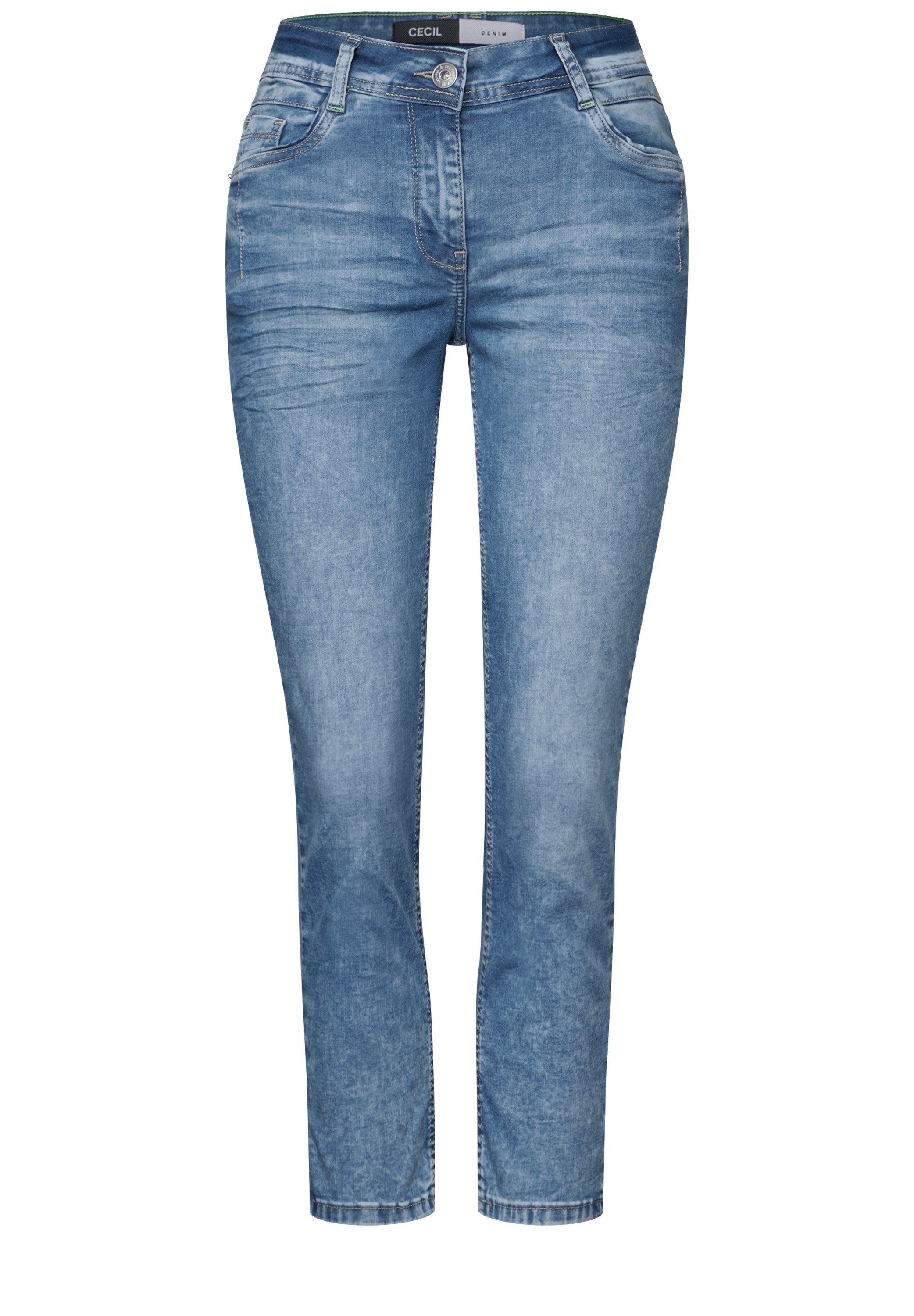 Cecil 7/8 jeans Stijl Scarlett Slim fit met mid waist