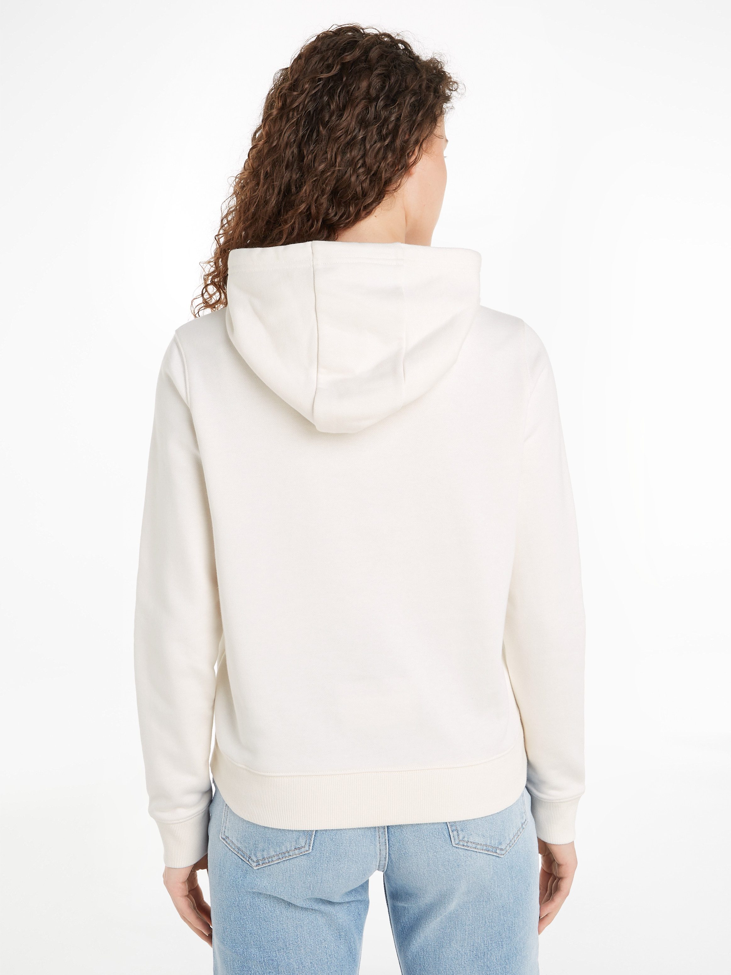 TOMMY JEANS Hoodie TJW REG S FLAG HOODIE Capuchon met koord kangoeroezak logo-vlag