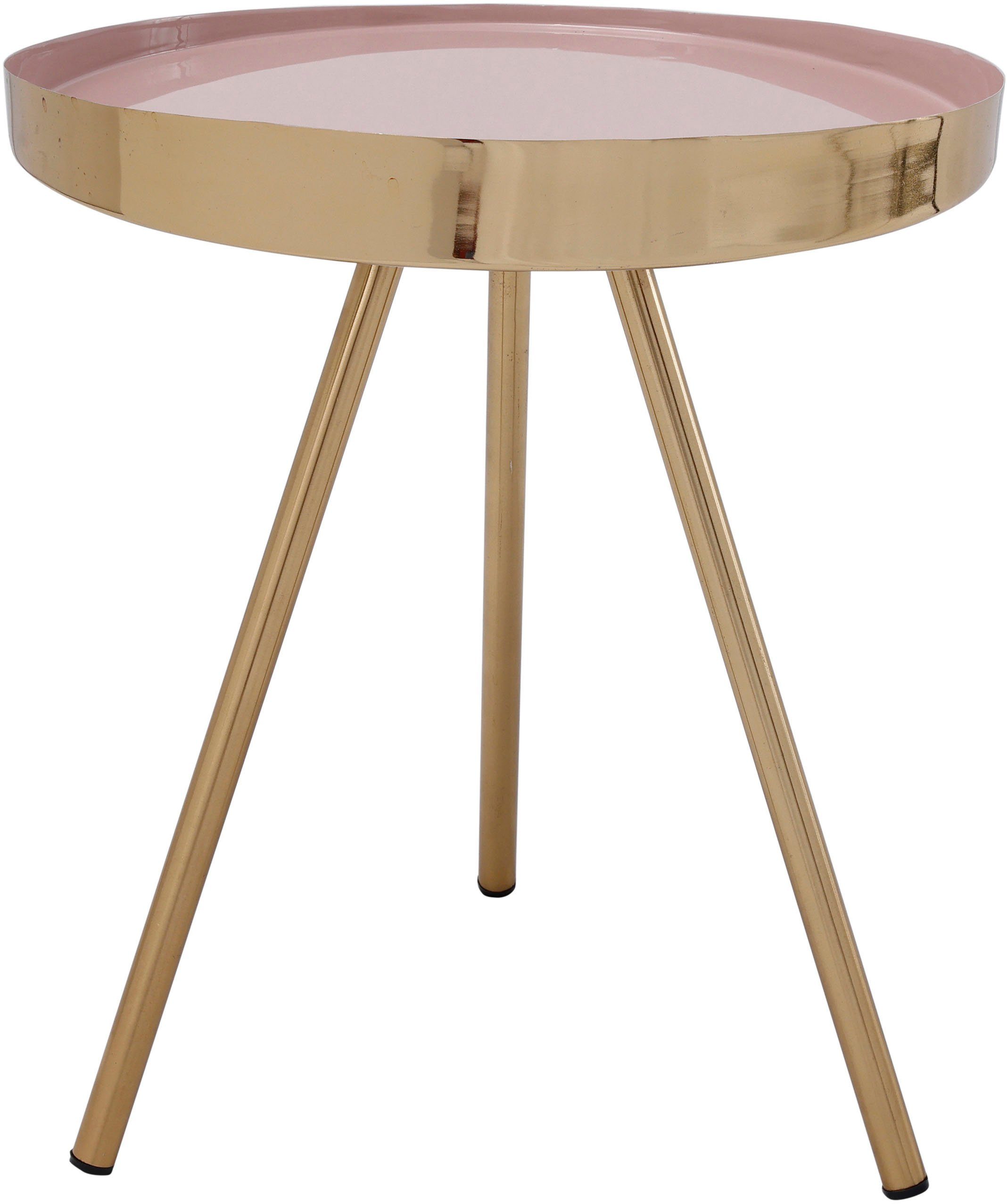 Kayoom Bijzettafel Morrison, ronde bijzettafel, elegante uitstraling (1 stuk)