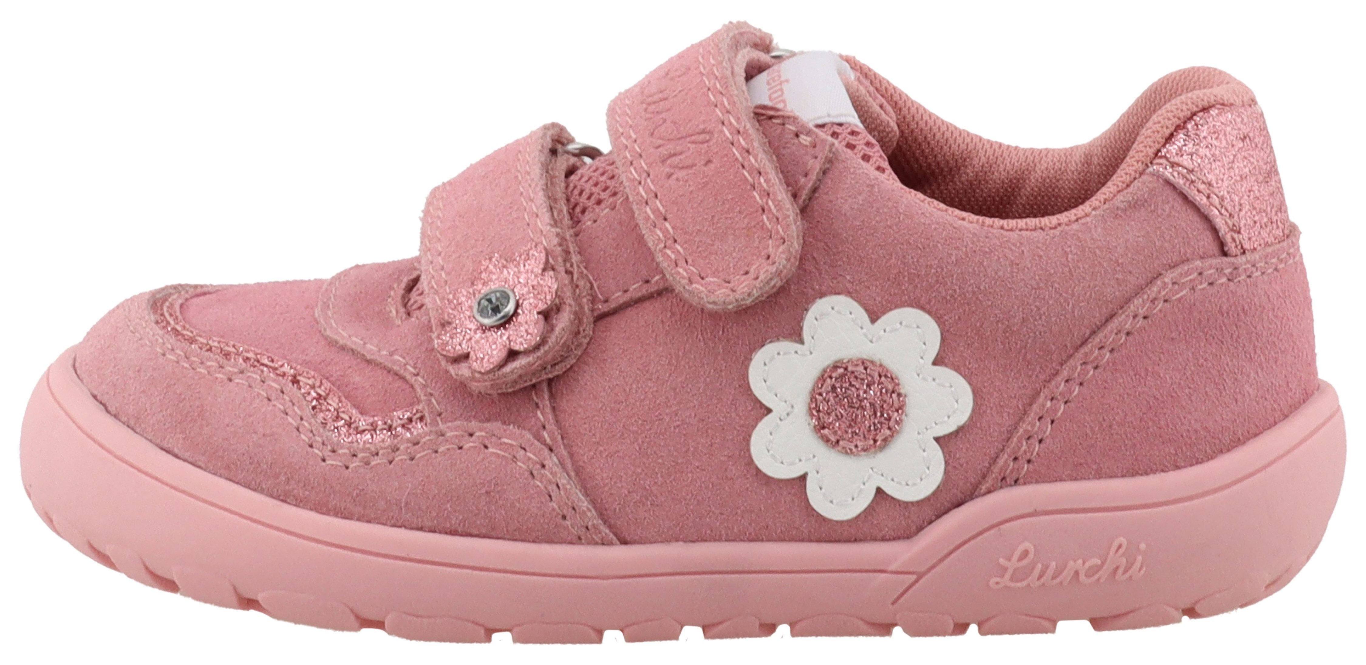 Lurchi Barefootschoenen Jola Barefoot , lage schoen, sneaker met bloemen, maat sjabloon te downloaden