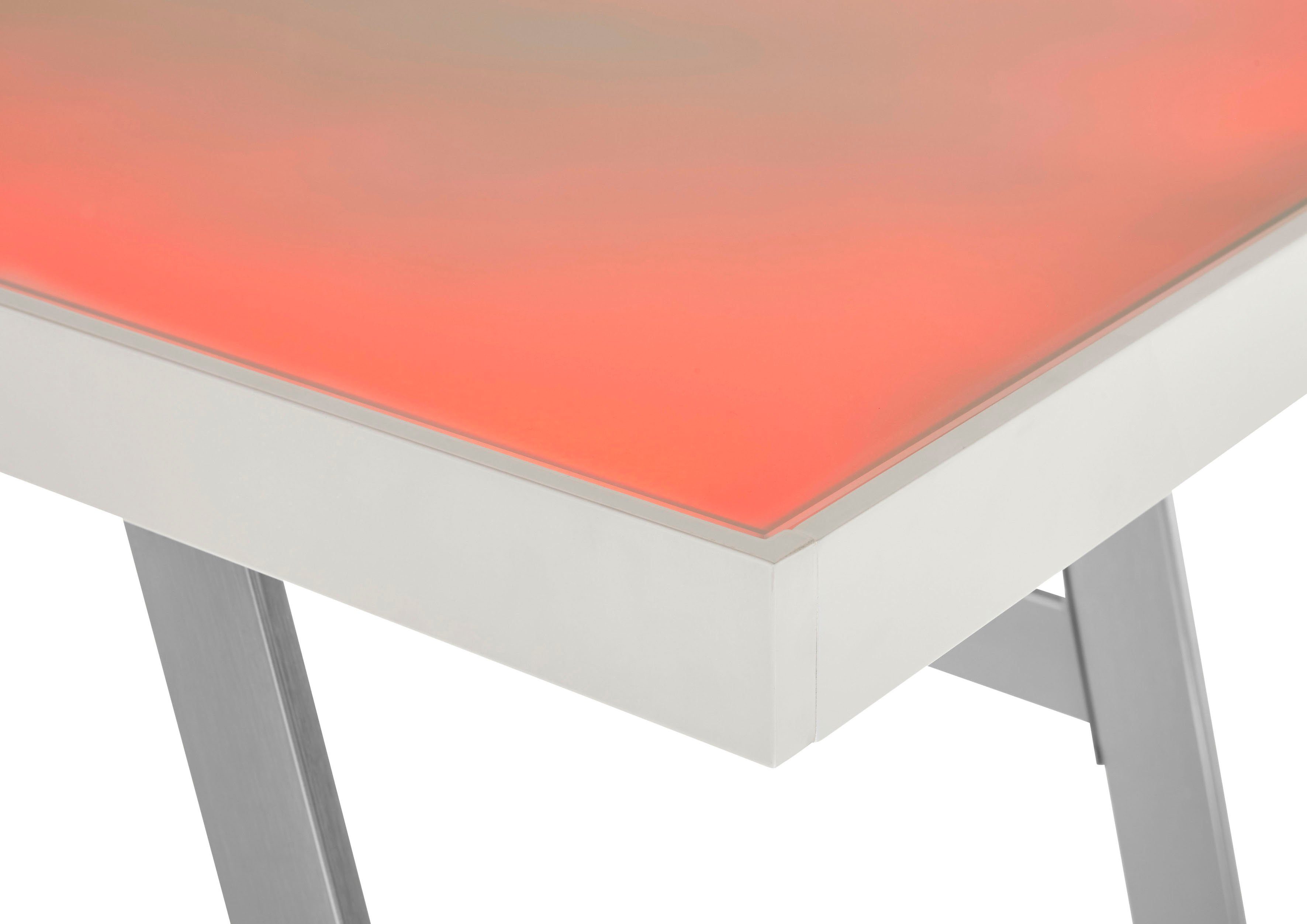 MCA furniture Bureau Tiflis met rgb-ledverlichting incl. afstandsbediening, breedte 140 cm