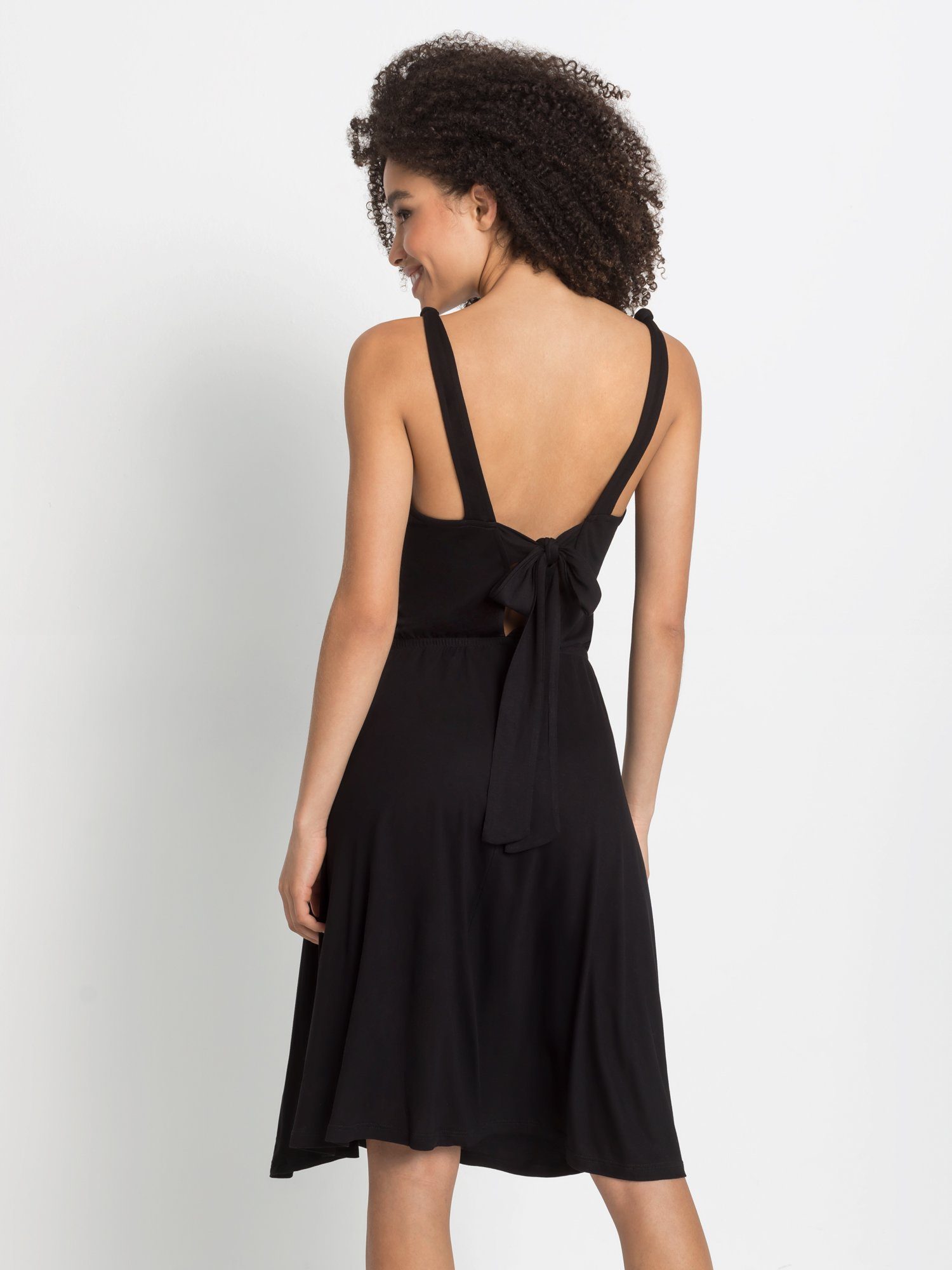 Vivance Jerseyjurk met knoopdetails