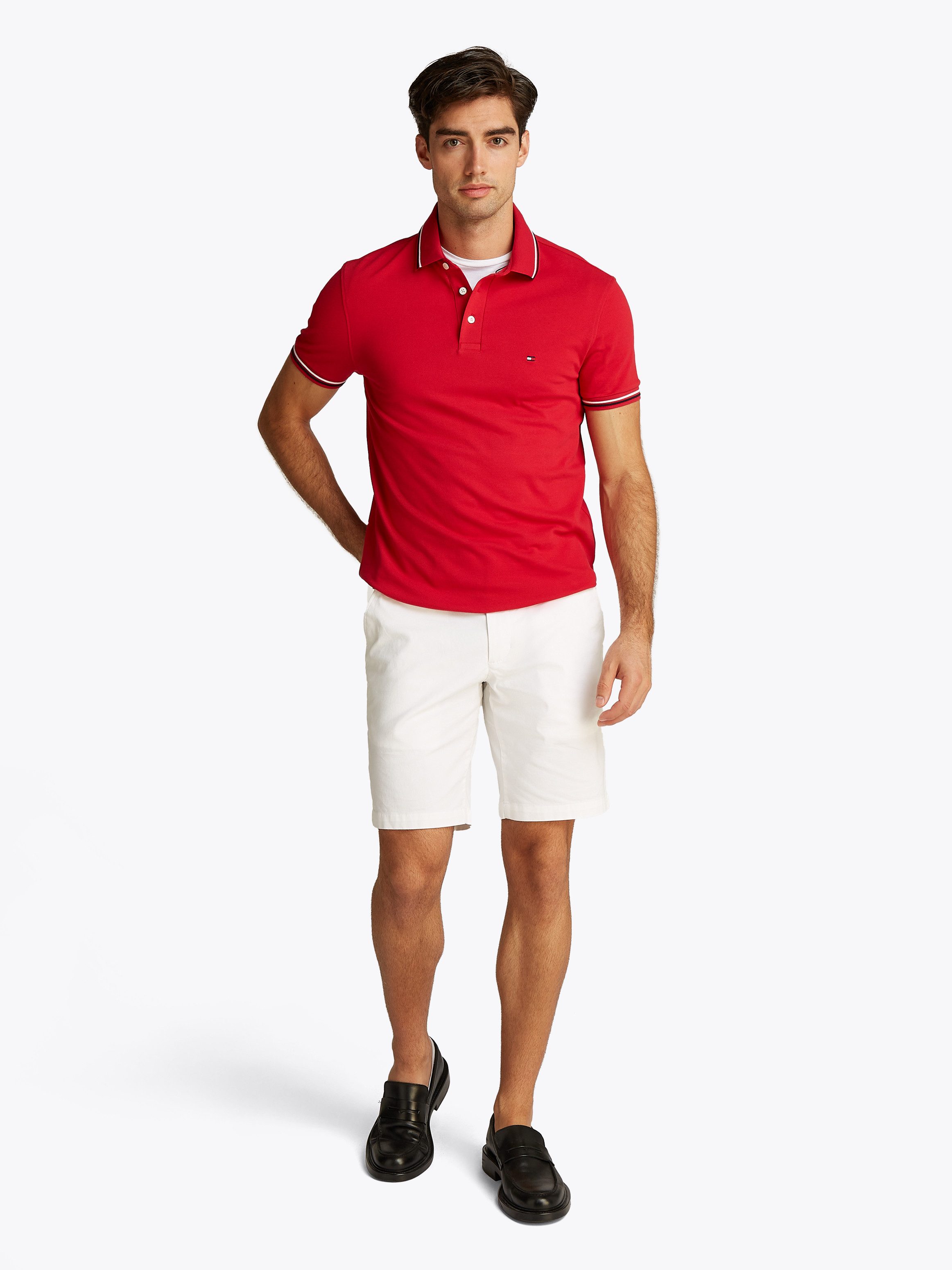 Tommy Hilfiger Poloshirt TOMMY TIPPED SLIM POLO