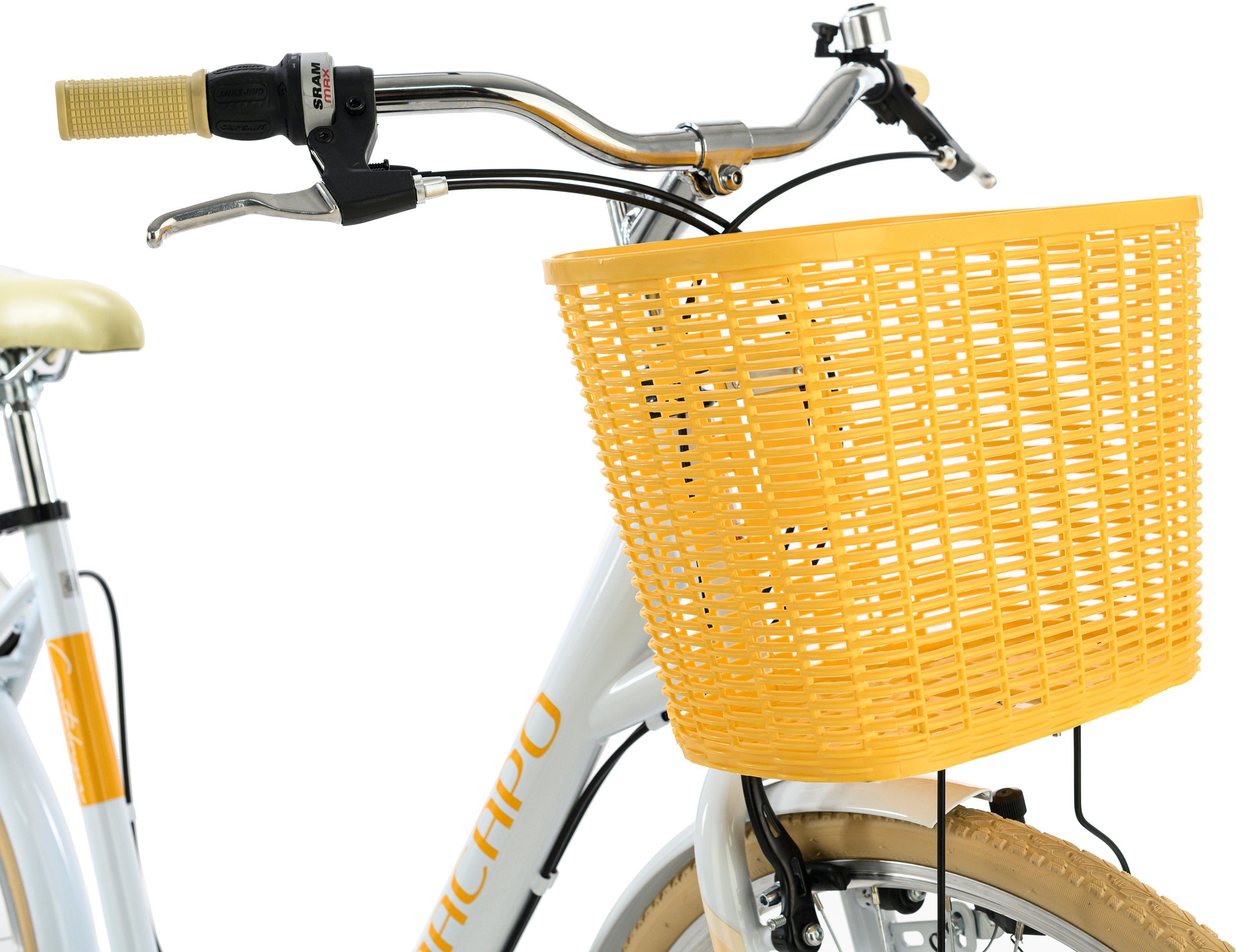 KS Cycling Citybike Cantaloupe voor dames, kettingversnelling