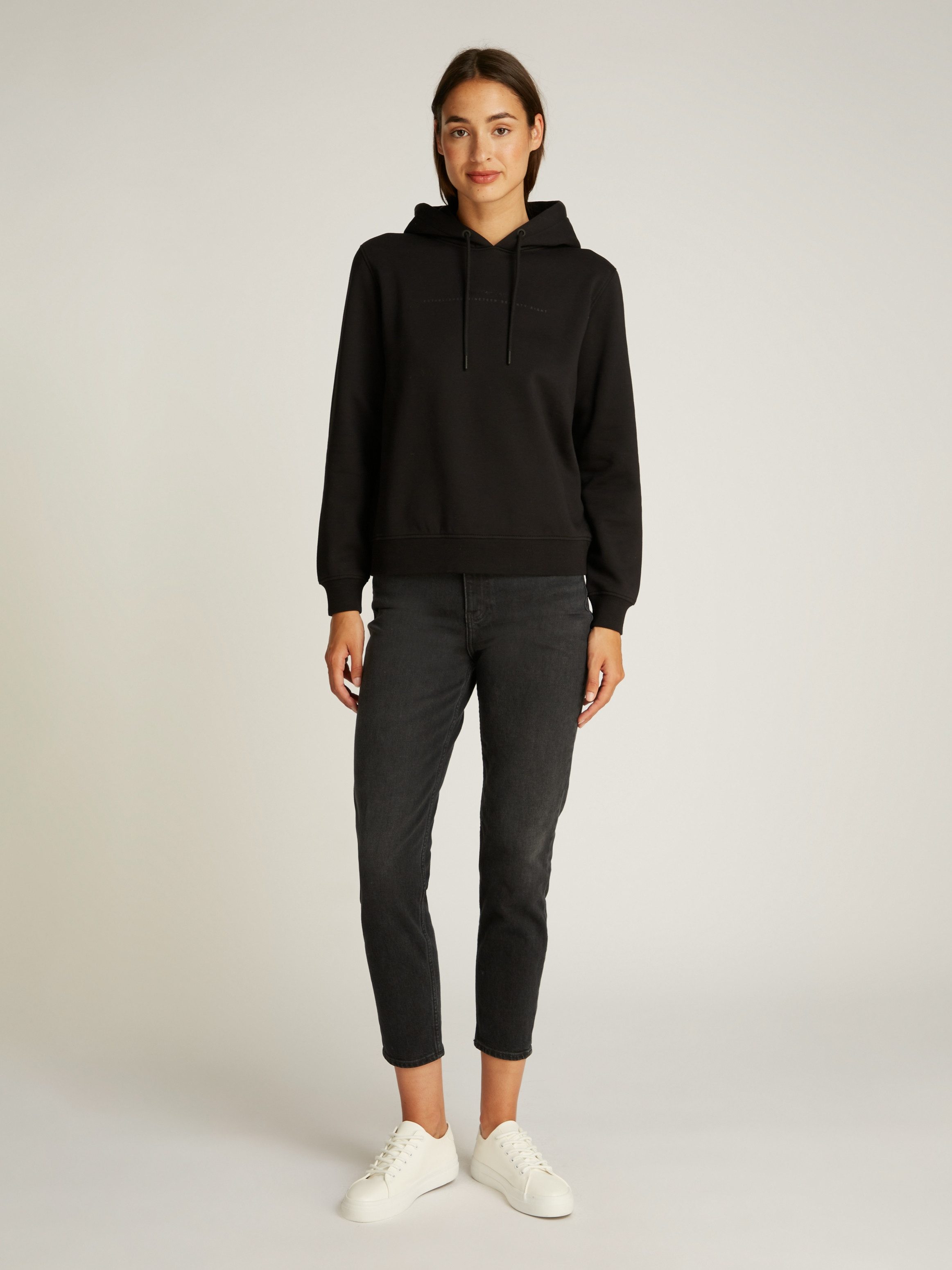 Calvin Klein Sweatshirt INSTITUTIONAL GRAPHIC REG HOODIE