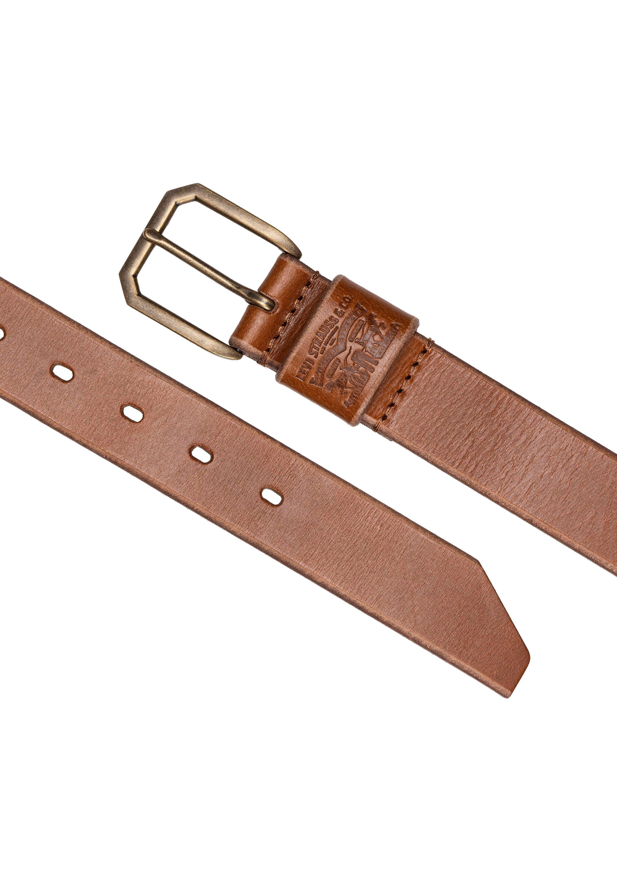 Levi's® Leren riem WIDE LOOP TWO HORSE BELT