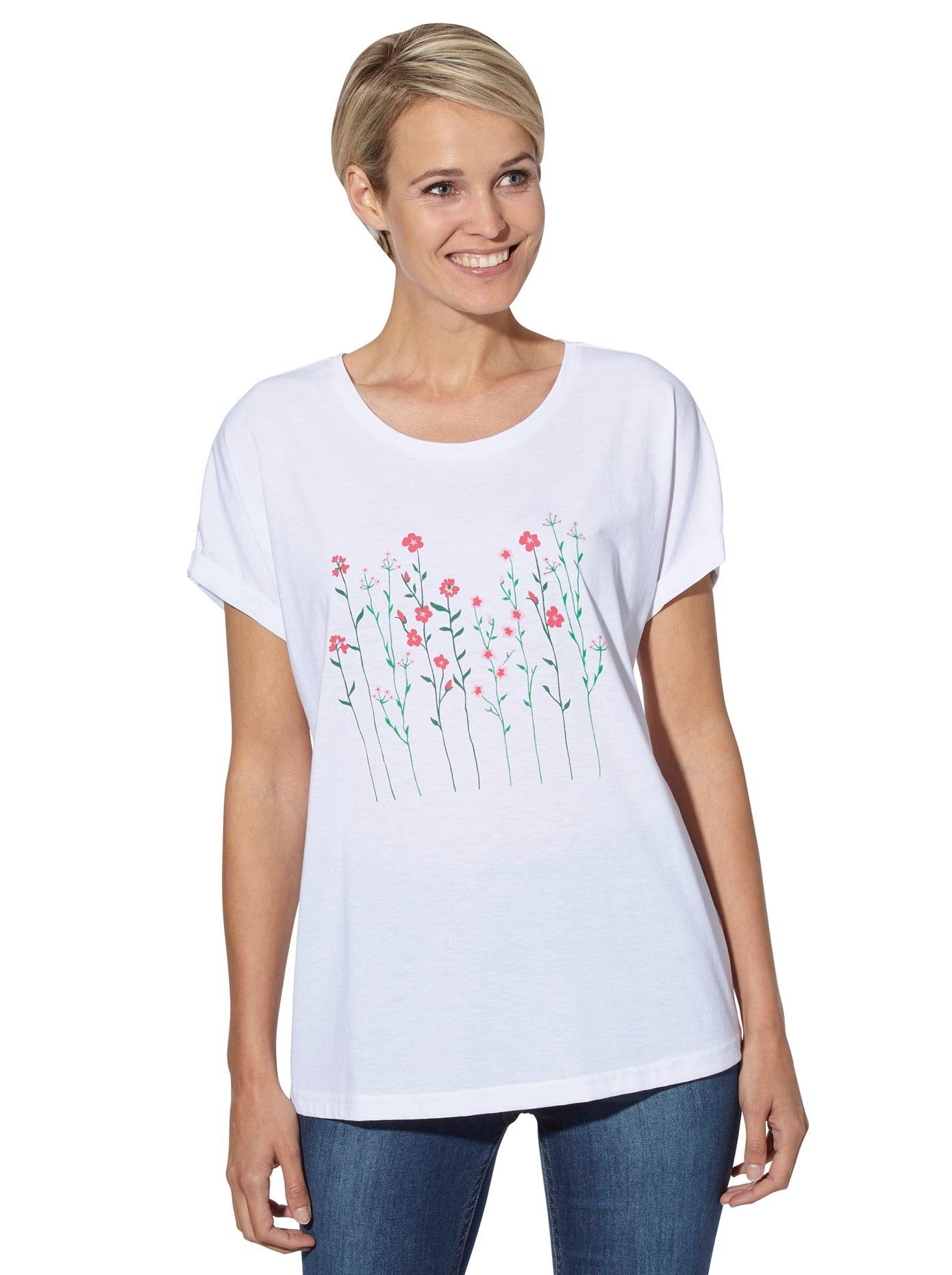 Classic Basics Shirt met ronde hals Shirt (1-delig)