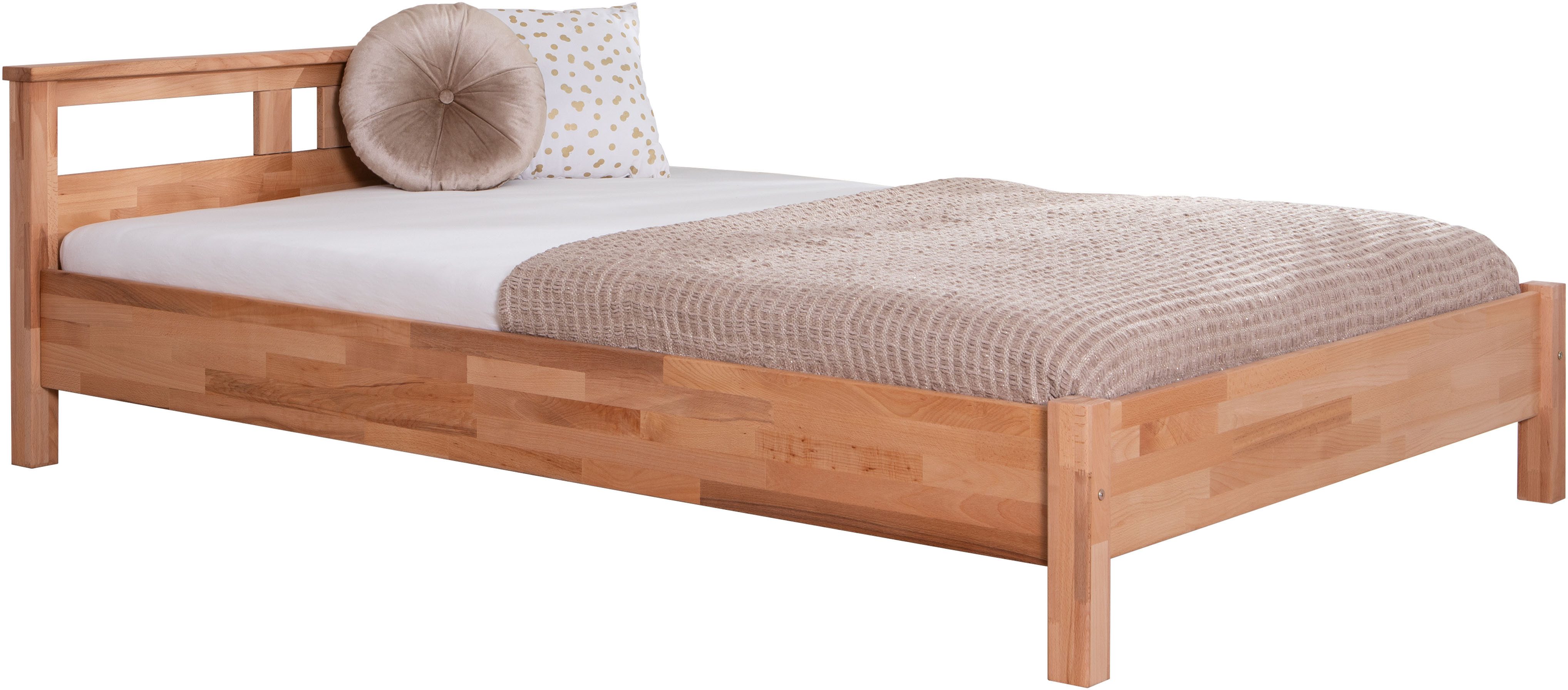 Ticaa Massief houten ledikant Merci bedden beige