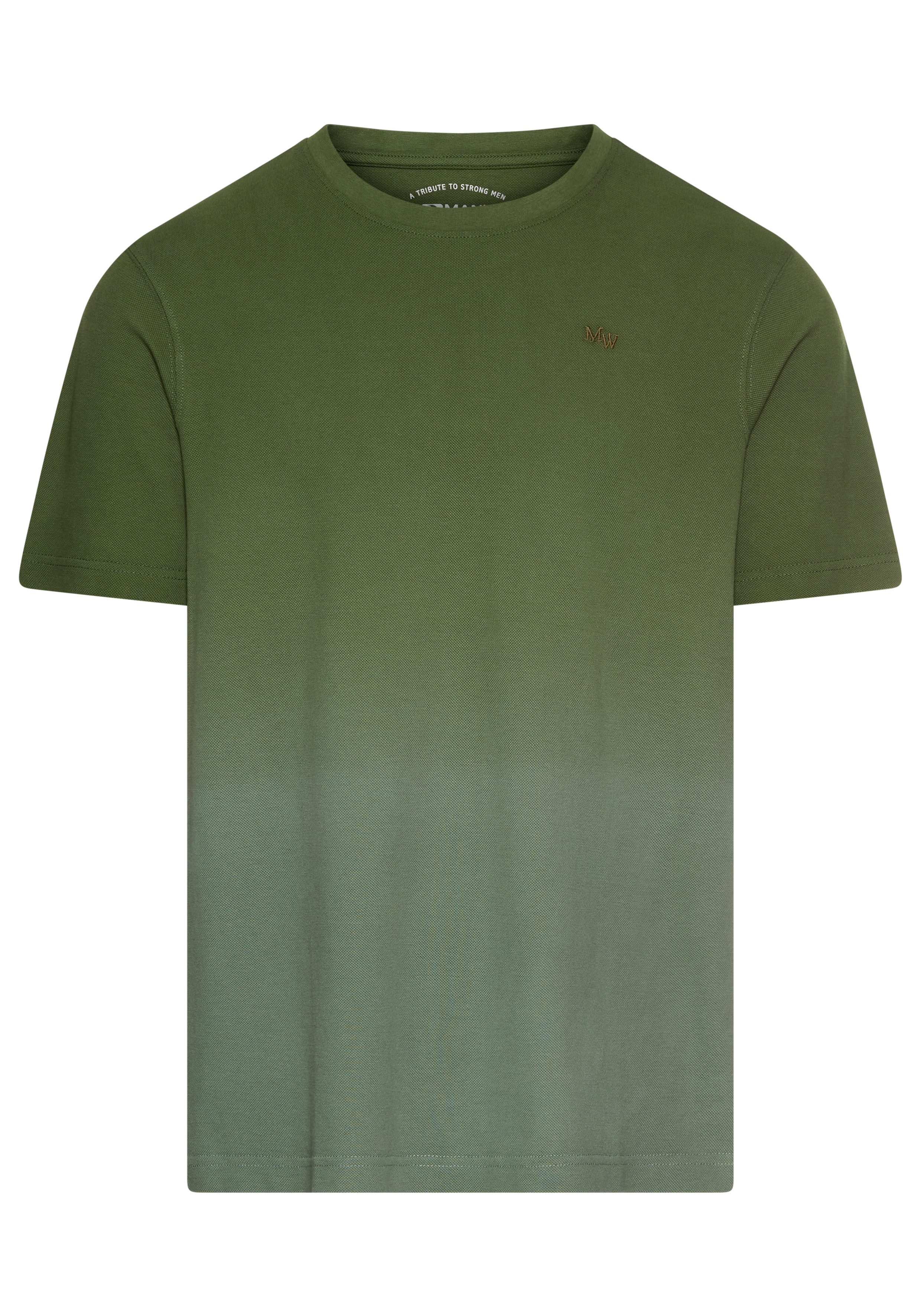 Man's World T-shirt Korte mouw, regular fit, effen, ronde hals