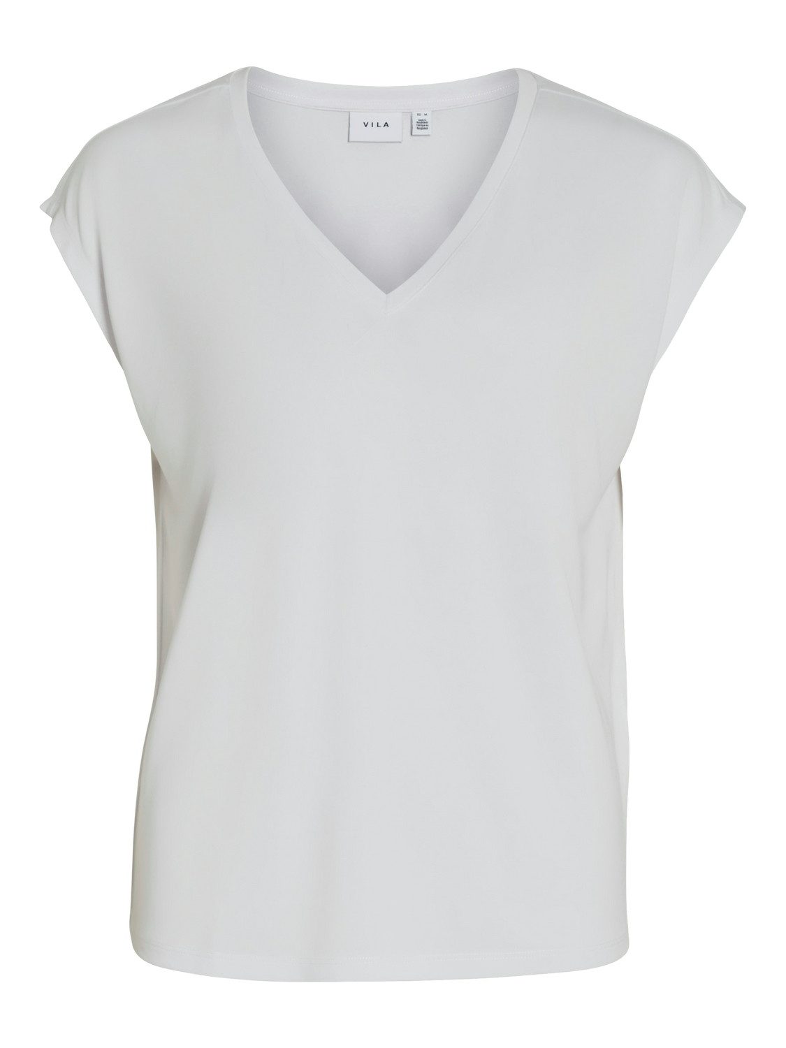 Vila Shirt met V-hals VIMODALA V-NECK S/S TOP - NOOS