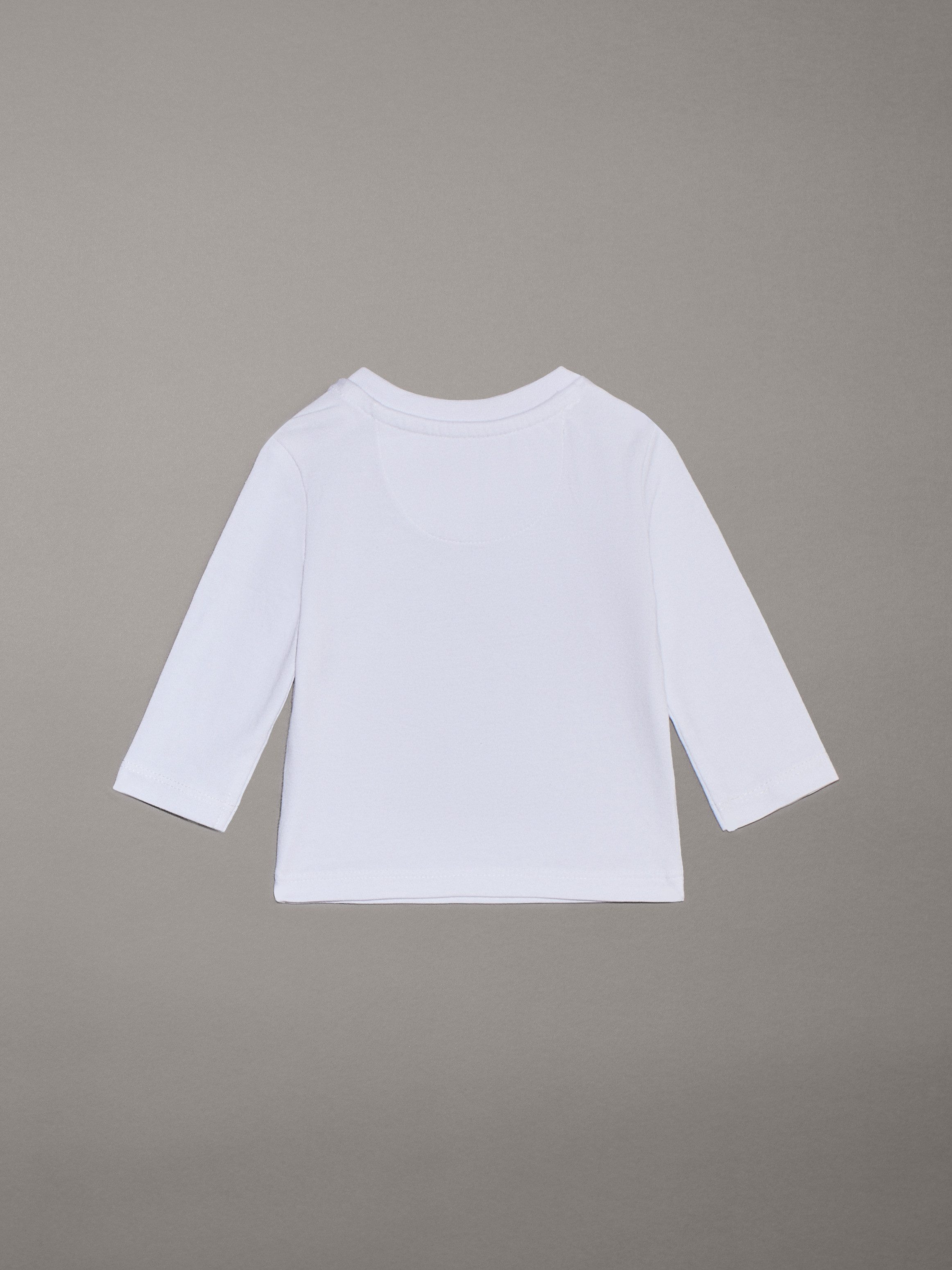 Calvin Klein Shirt met lange mouwen MONOGRAM LS T-SHIRT voor baby’s tot 2 jaar, met grote print