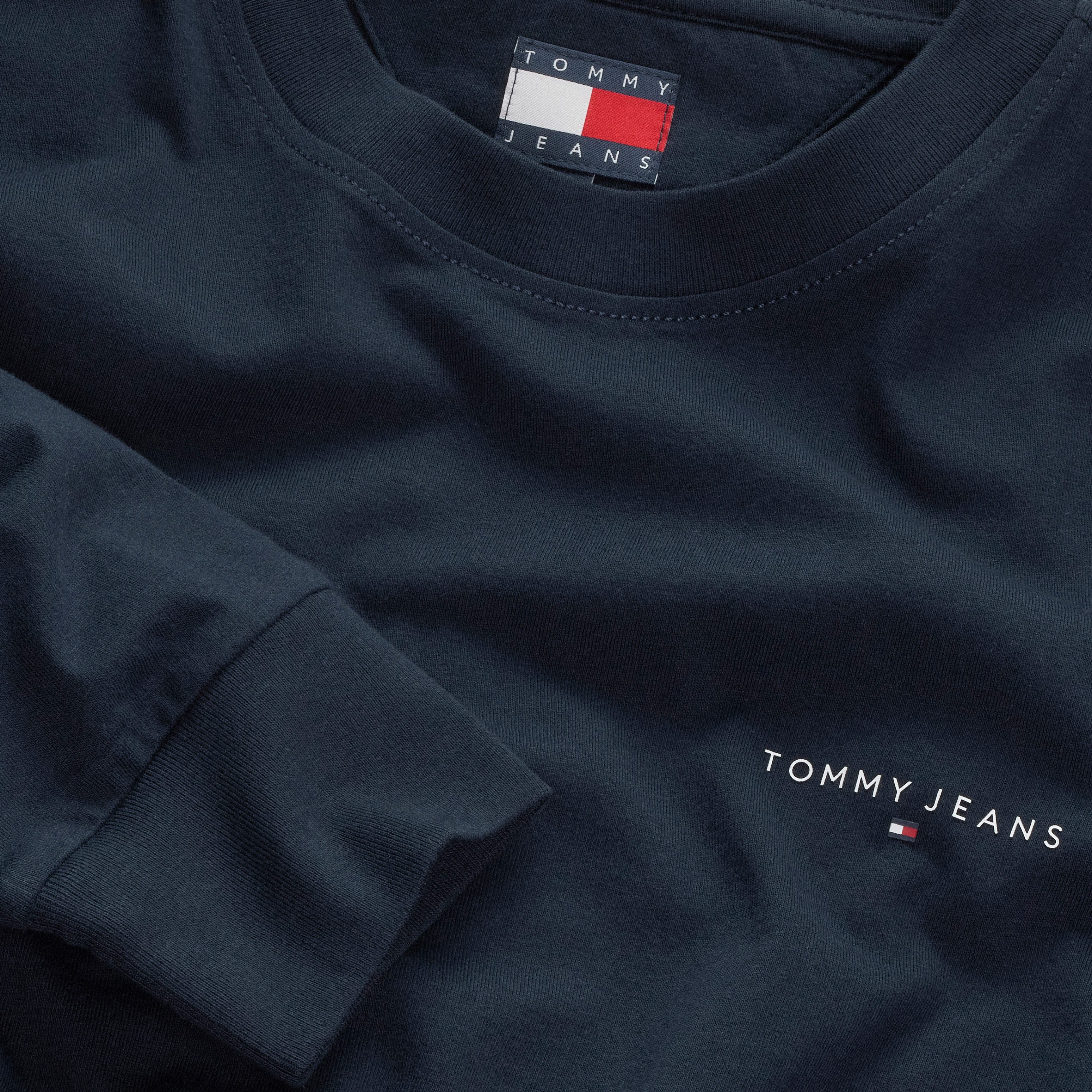 TOMMY JEANS Shirt met lange mouwen TJM SLIM CHEST LINEAR LS TEE EXT